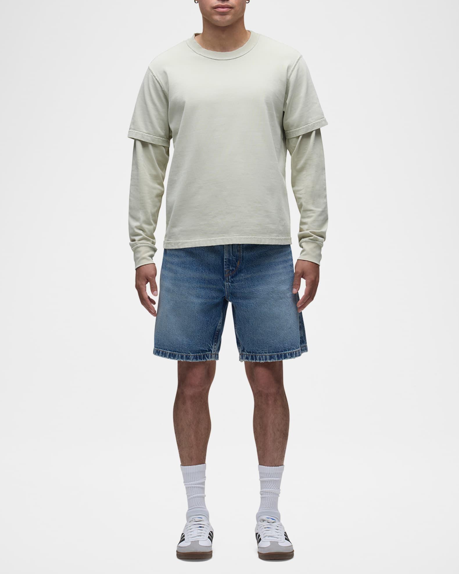 Men's Relaxed Denim Shorts Product Image