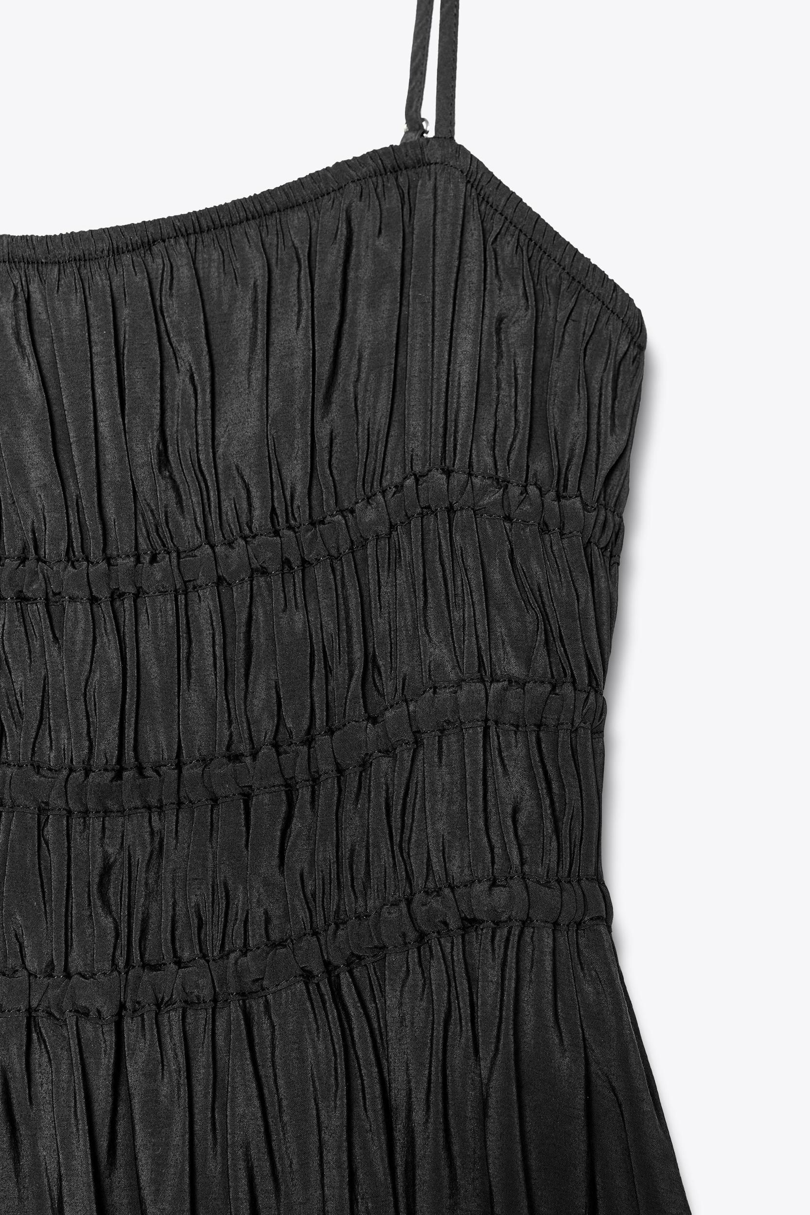 FLOWY ELASTIC MIDI DRESS Product Image