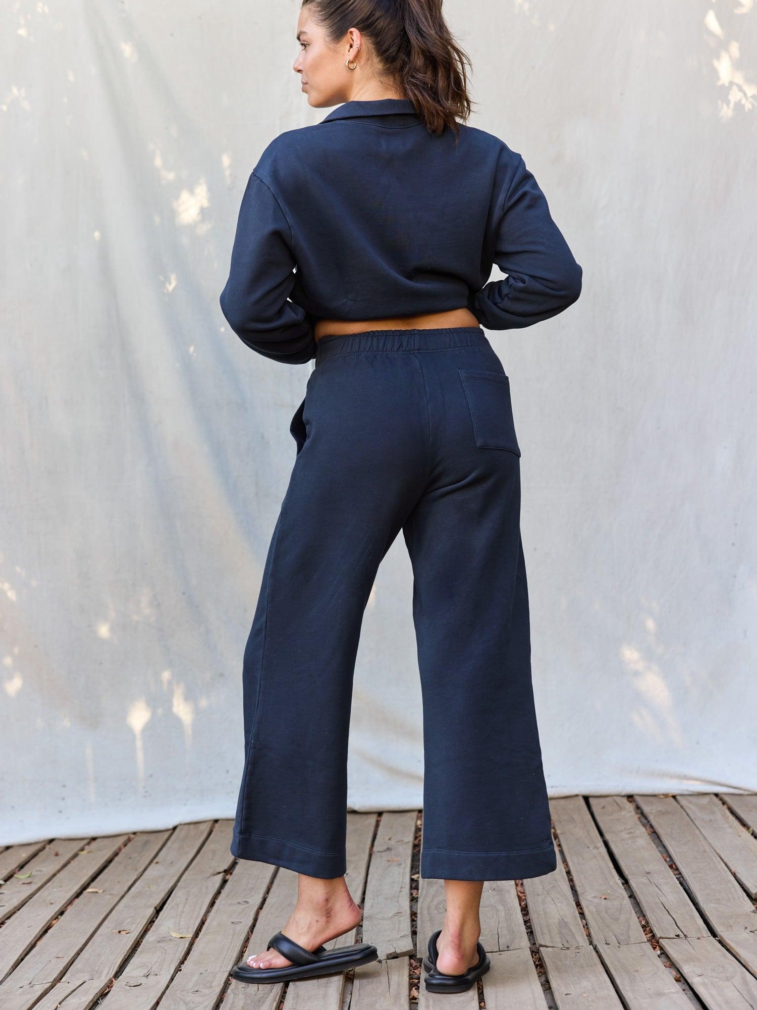 Organic Fleece Wide Leg Pant Female Product Image