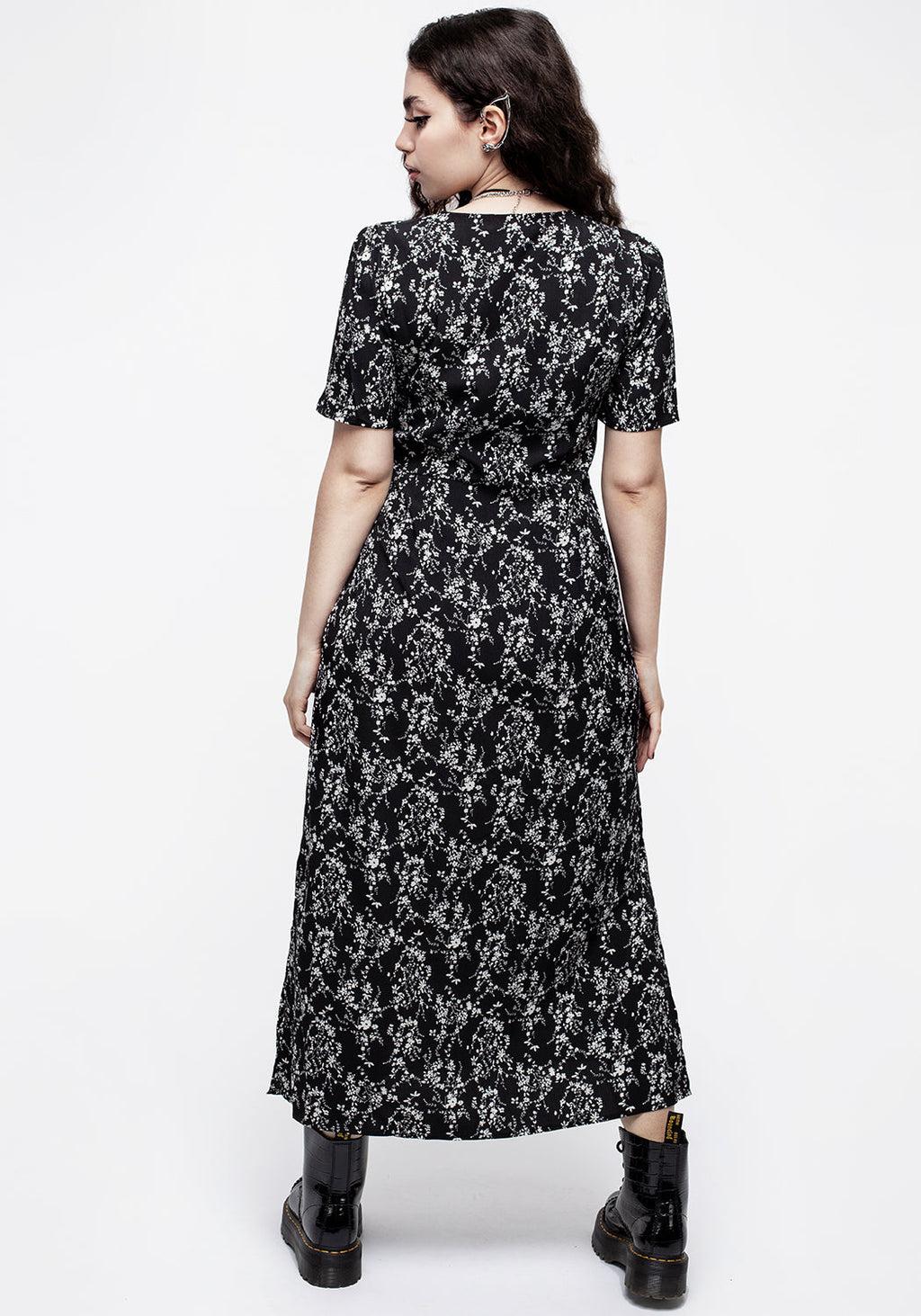 Naomi Floral Square Neck Midaxi Dress Product Image