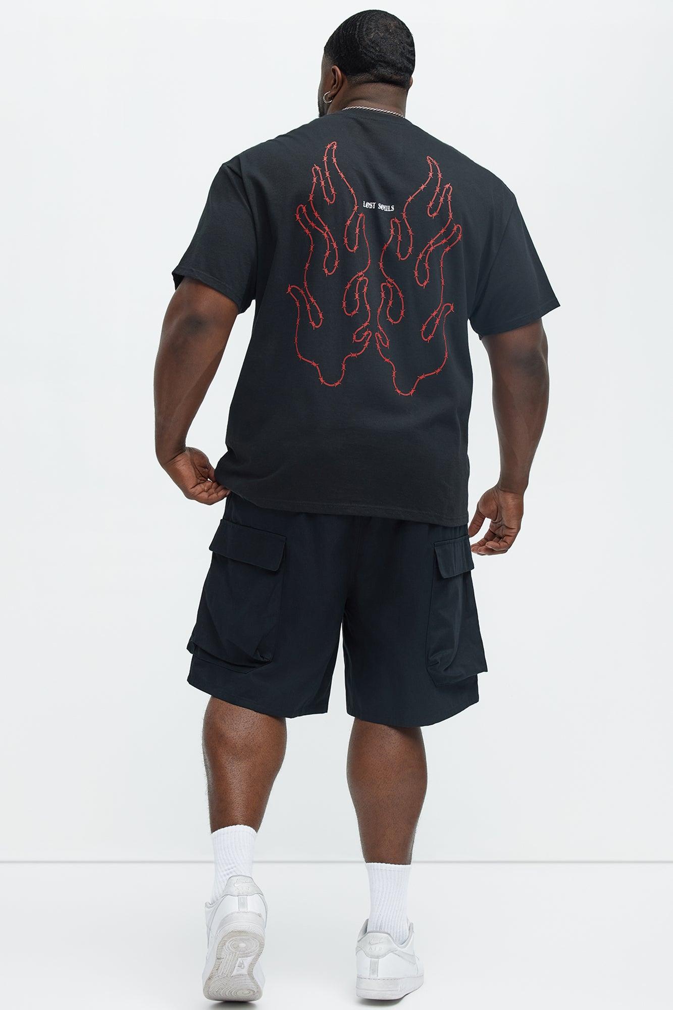 Lost Souls Find Grace Short Sleeve Tee - Black Product Image