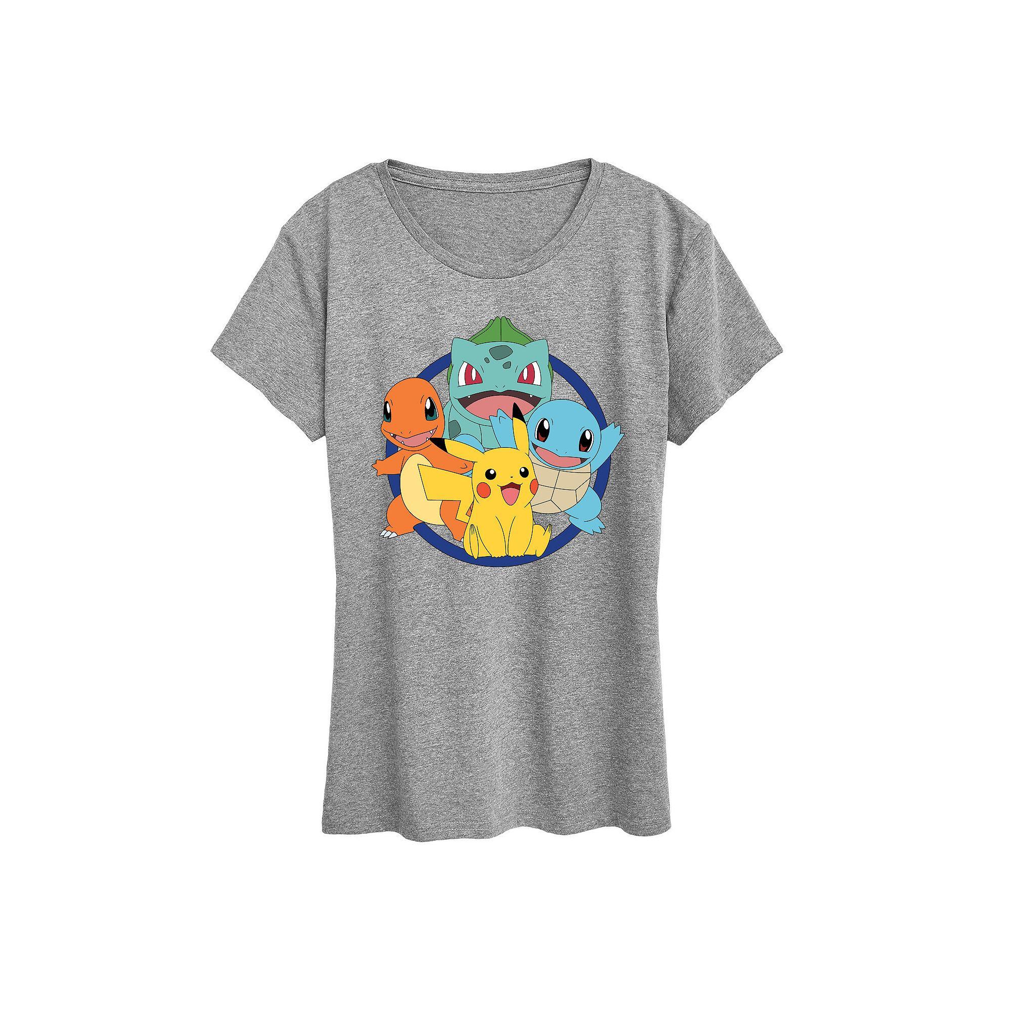 Women's Pokemon Round Group Graphic Tee,  Product Image