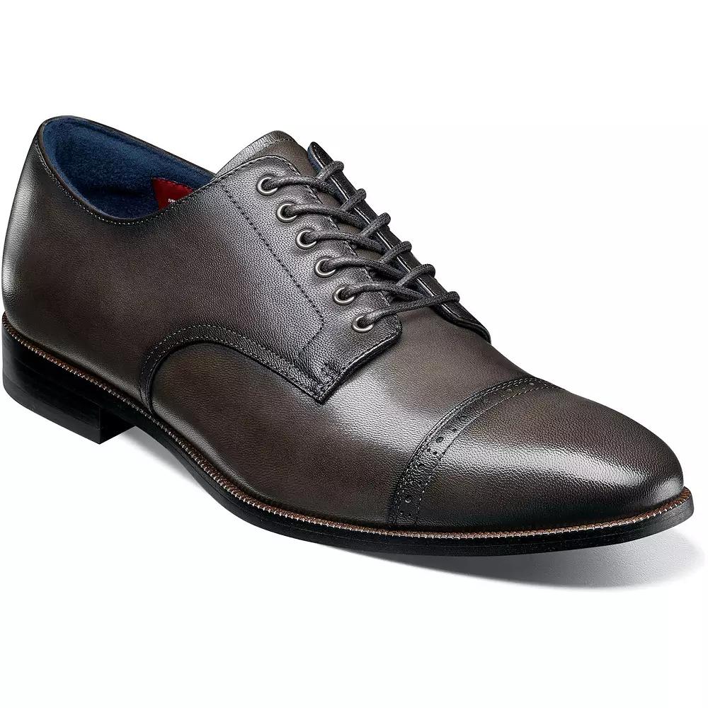 Stacy Adams William Mens Cap-Toe Leather Oxford Shoes Product Image