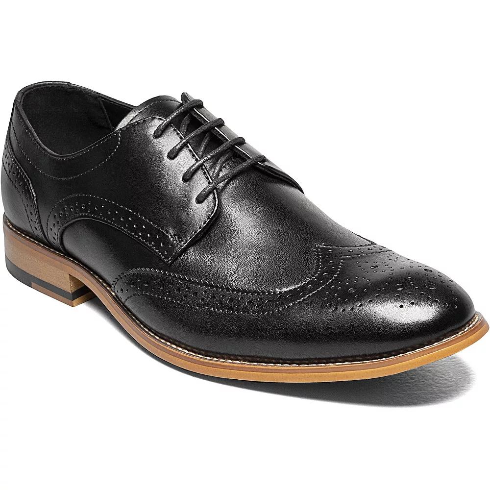 Stacy Adams David Mens Leather Wingtip Oxford Shoes Product Image