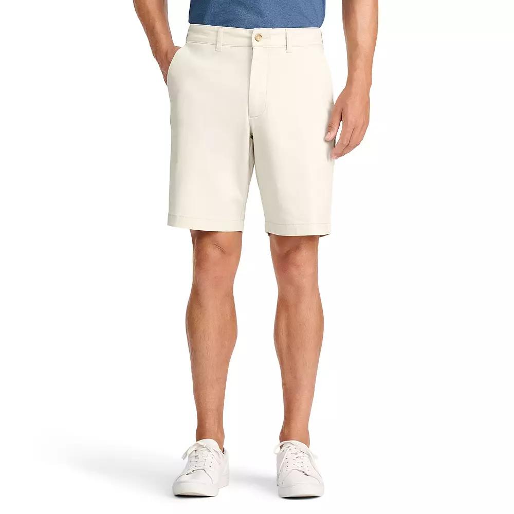 Men's IZOD Saltwater 9.5-Inch Flat Front Chino Short,  Product Image
