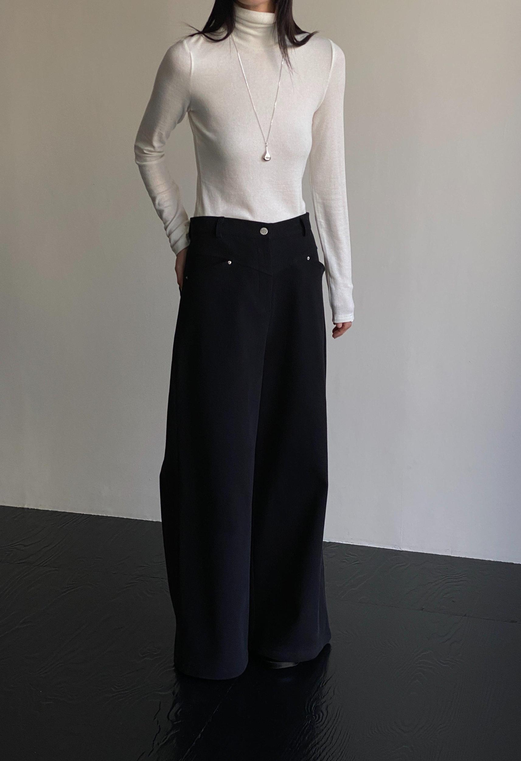 Black Corduroy pants Product Image