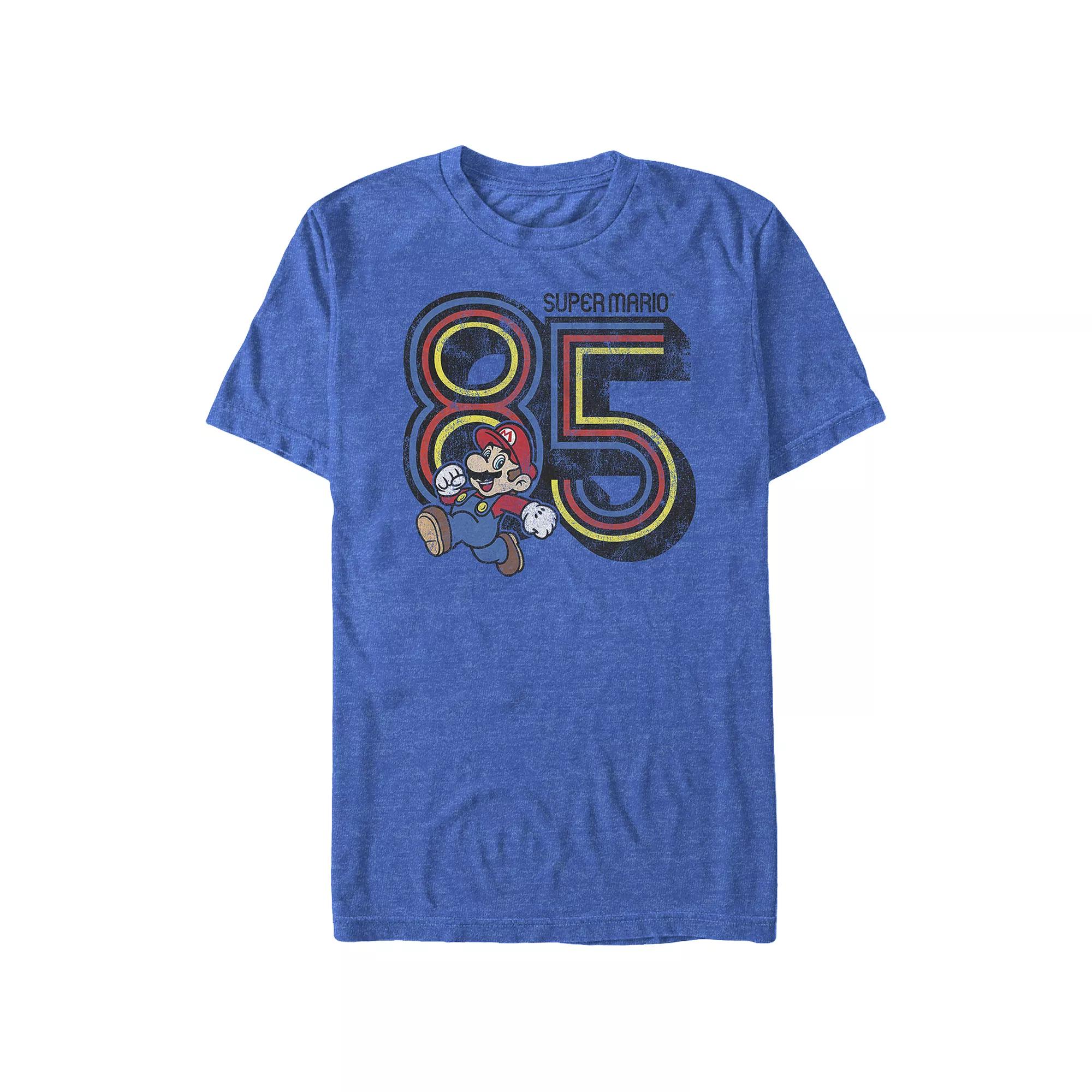 Big & Tall Super Mario Bros Running Plumber 85 Graphic Tee, Men's,  Product Image