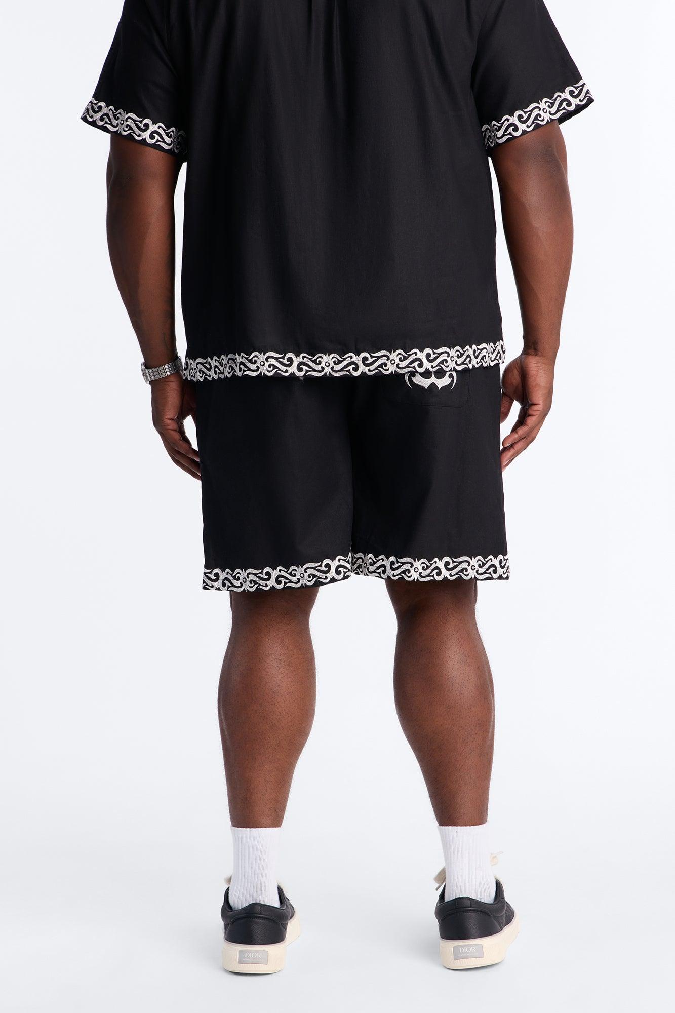 Relaxed Coastal Isla Short - Black Male Product Image