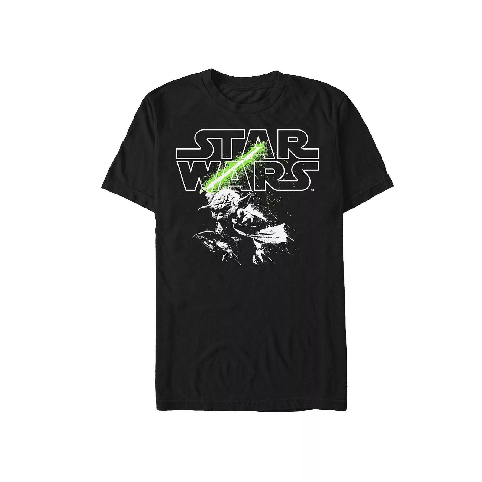 Mens Star Wars Yoda Color Pop Tee Product Image