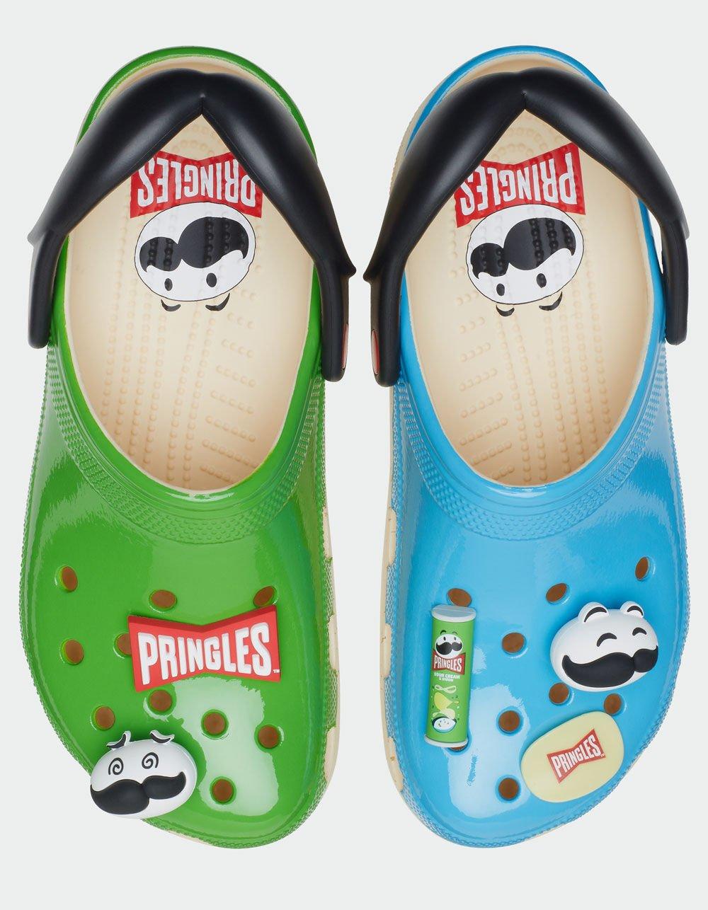 CROCS x Pringles Classic Clogs - BLUE COMBO Product Image