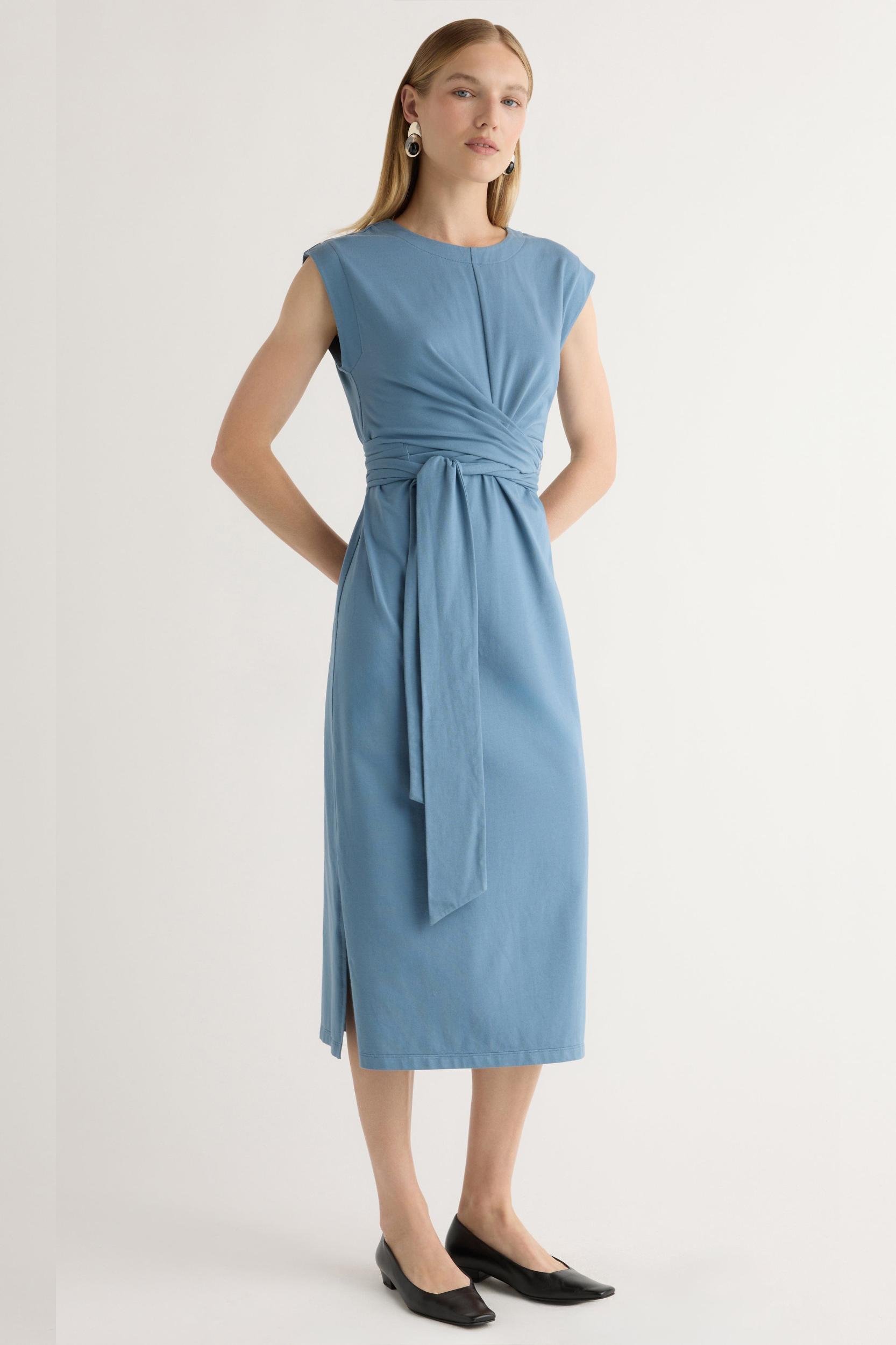 Fei Tie-Front Organic Cotton Dress Product Image