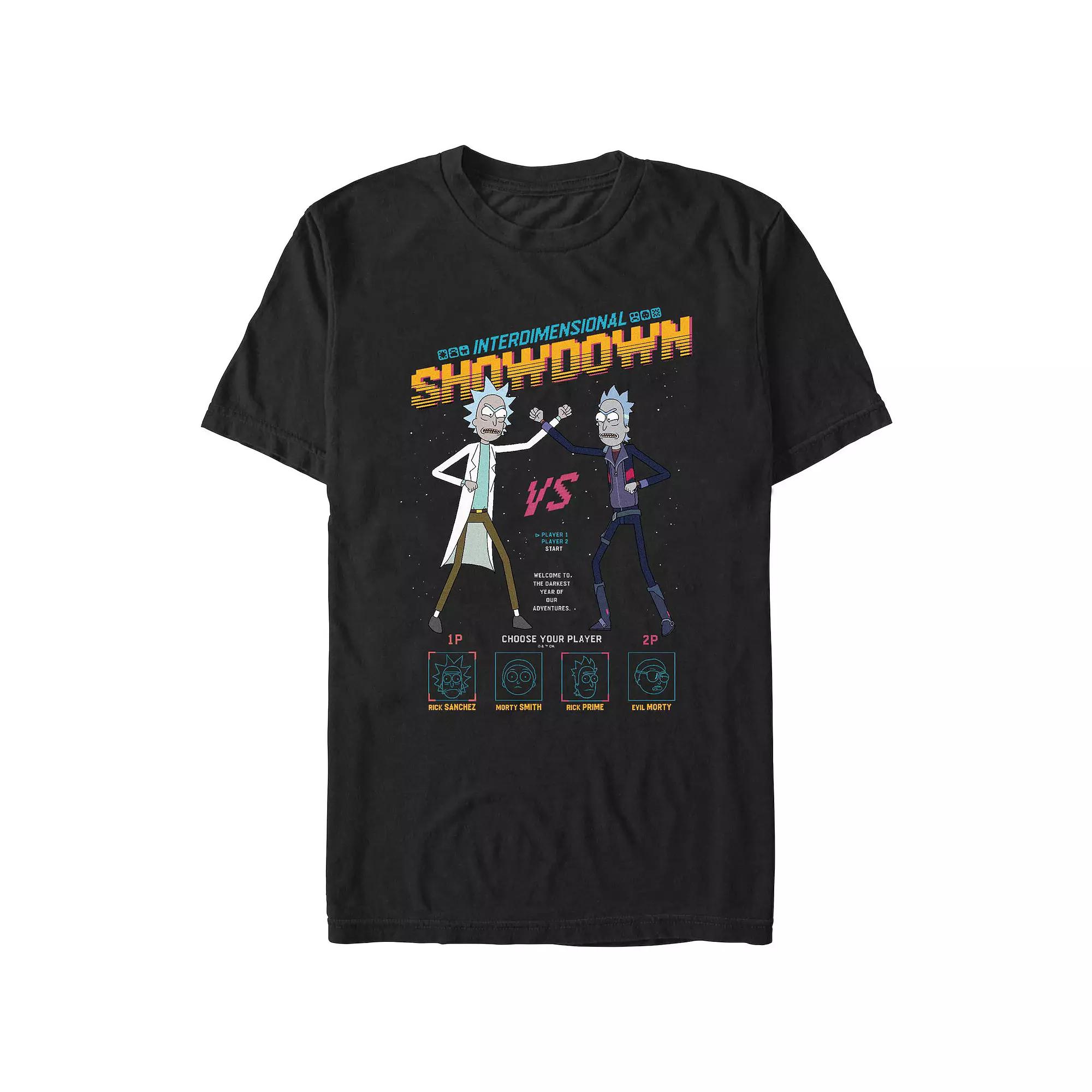 Men's Rick And Morty Interdimensional Showdown Graphic Tee,  Product Image