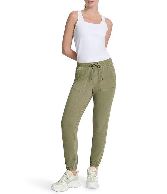 DKNY by Donna Karan Smocked Waistband Joggers Product Image