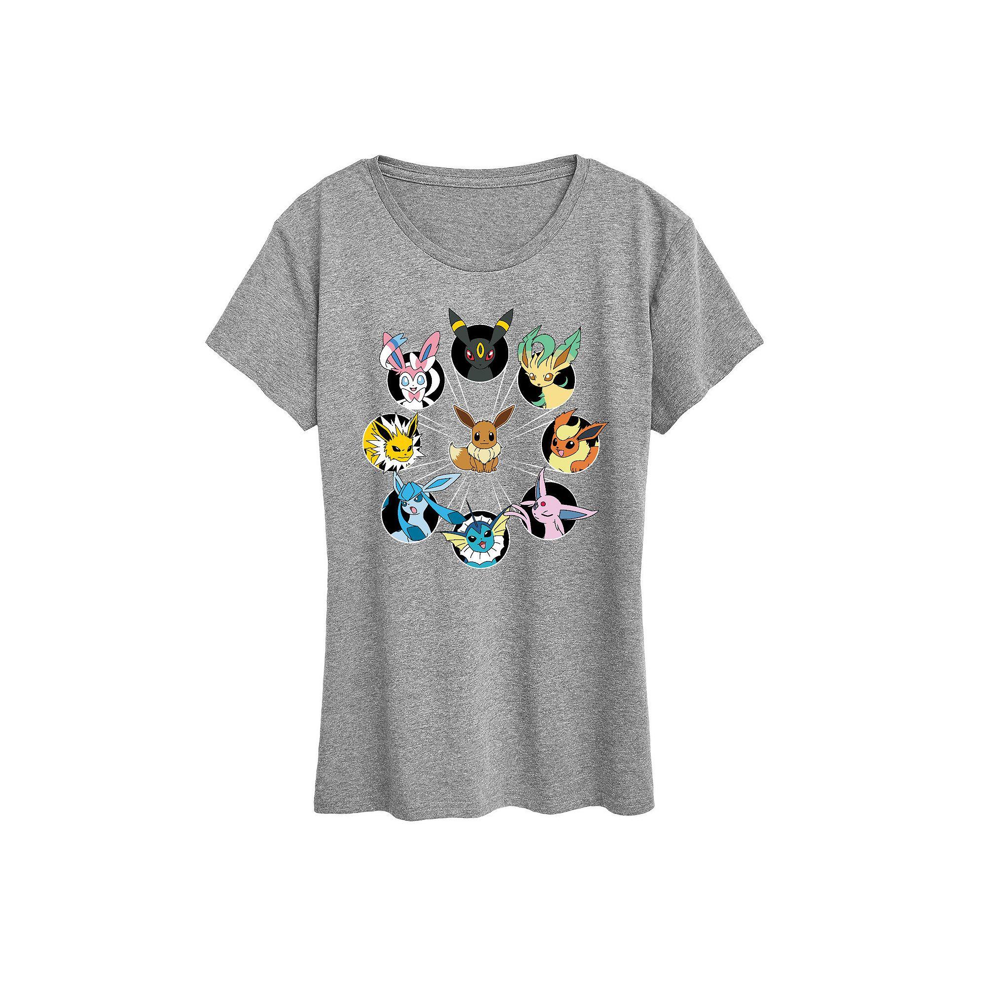 Women's Pokemon Eevee Evolution Graphic Tee,  Product Image