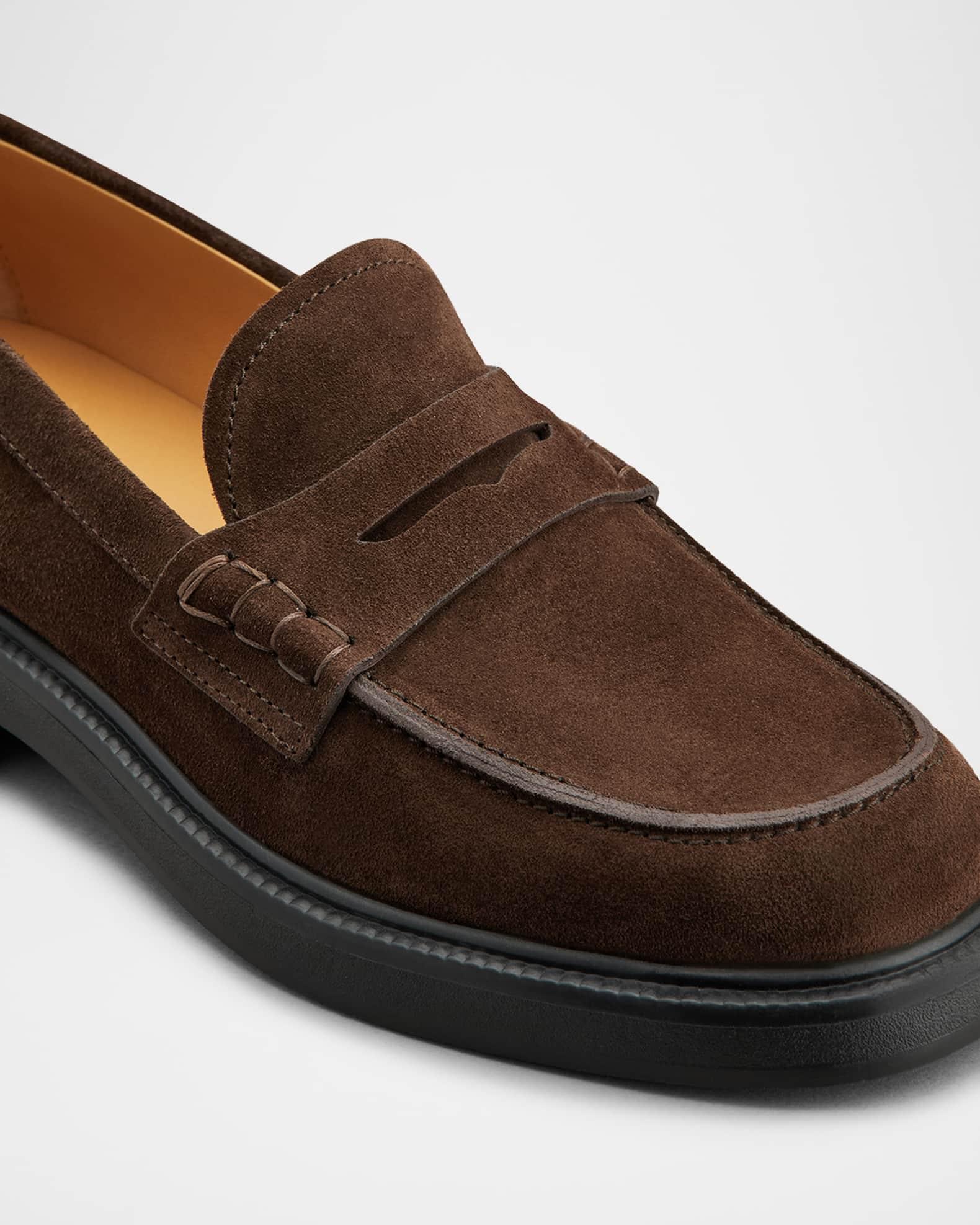 Gomma Suede Penny Loafers Product Image