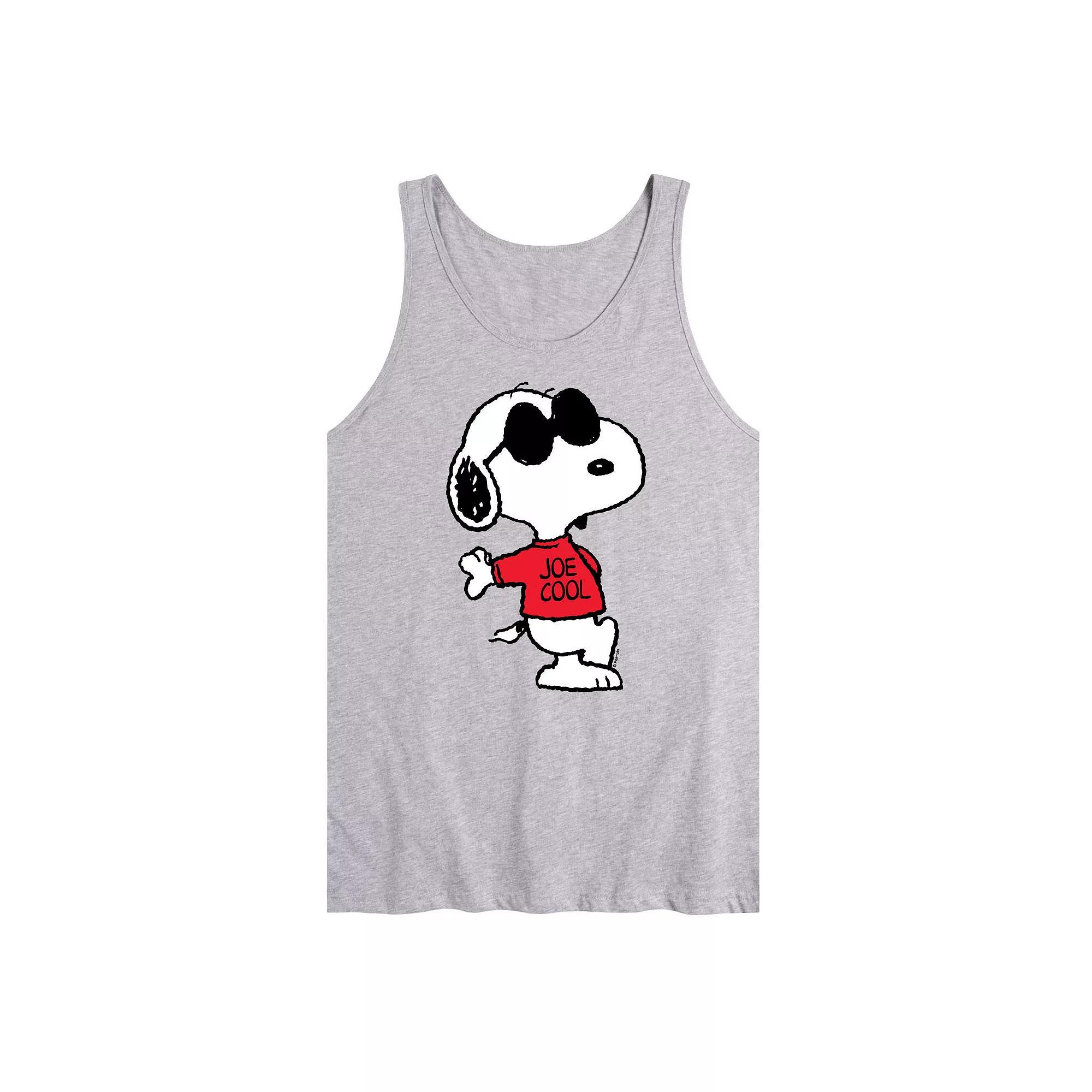 Men's Peanuts Snoopy Joe Cool Graphic Tank Top,  Product Image
