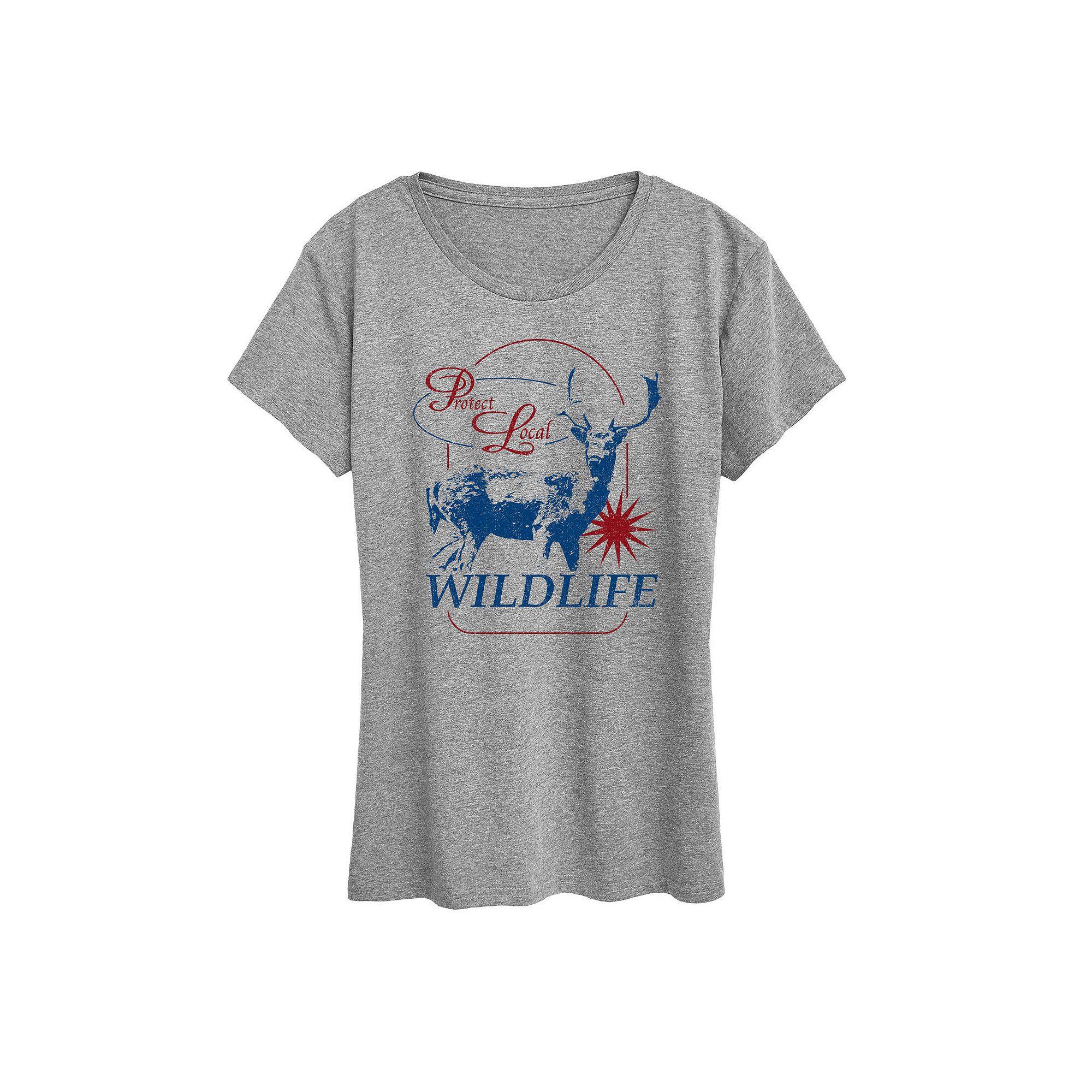 Women's Protect Local Wildlife Graphic Tee, Girl's,  Product Image