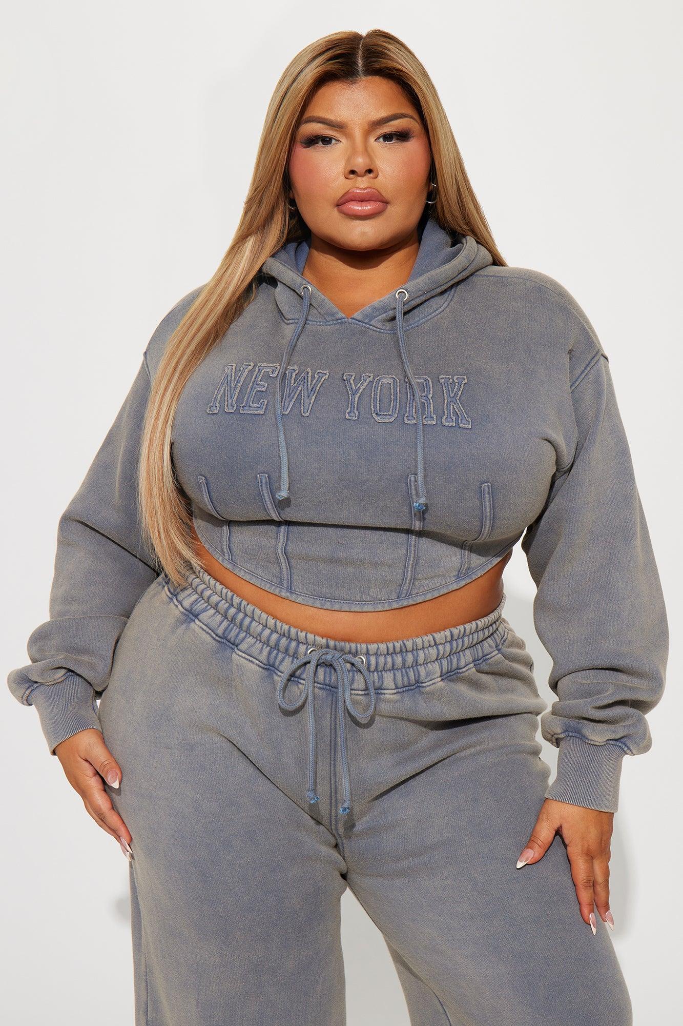 New York Hustle Washed Hoodie - Grey/combo Product Image