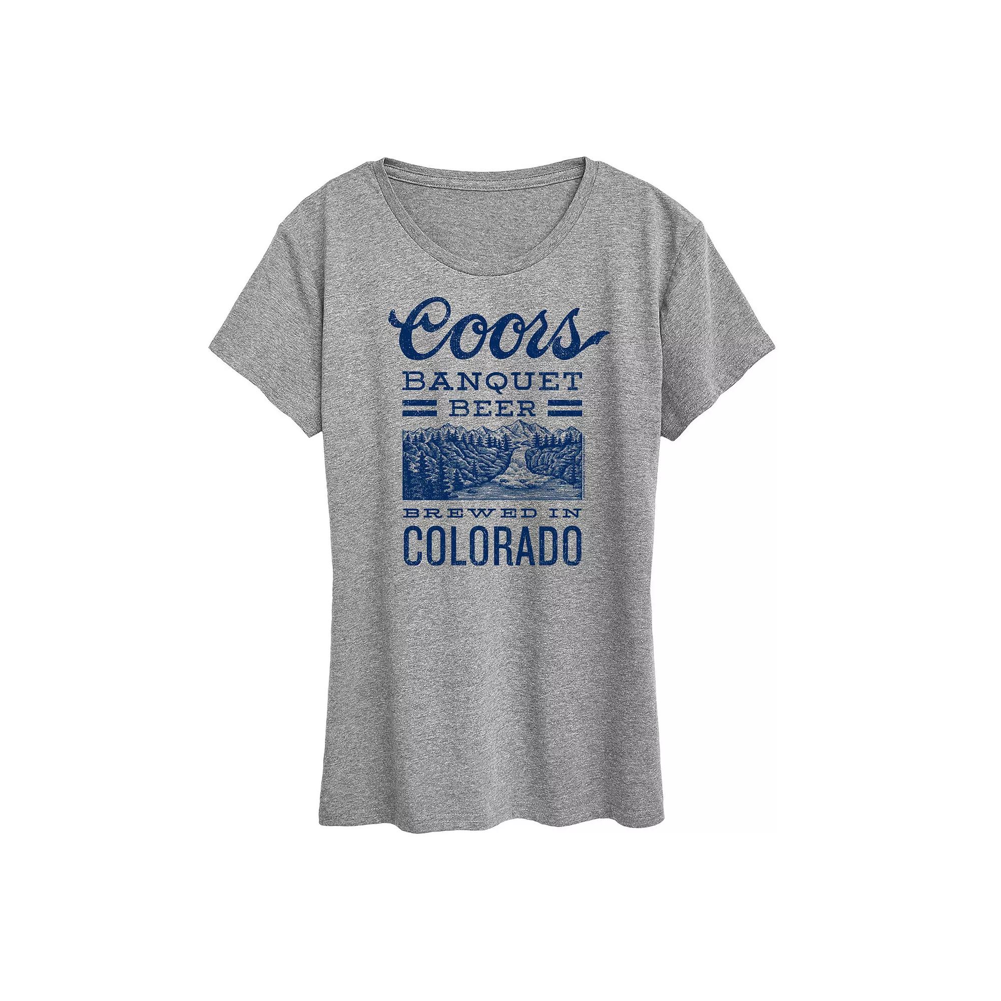 Women's Coors Banquet Beer Colorado Graphic Tee,  Product Image