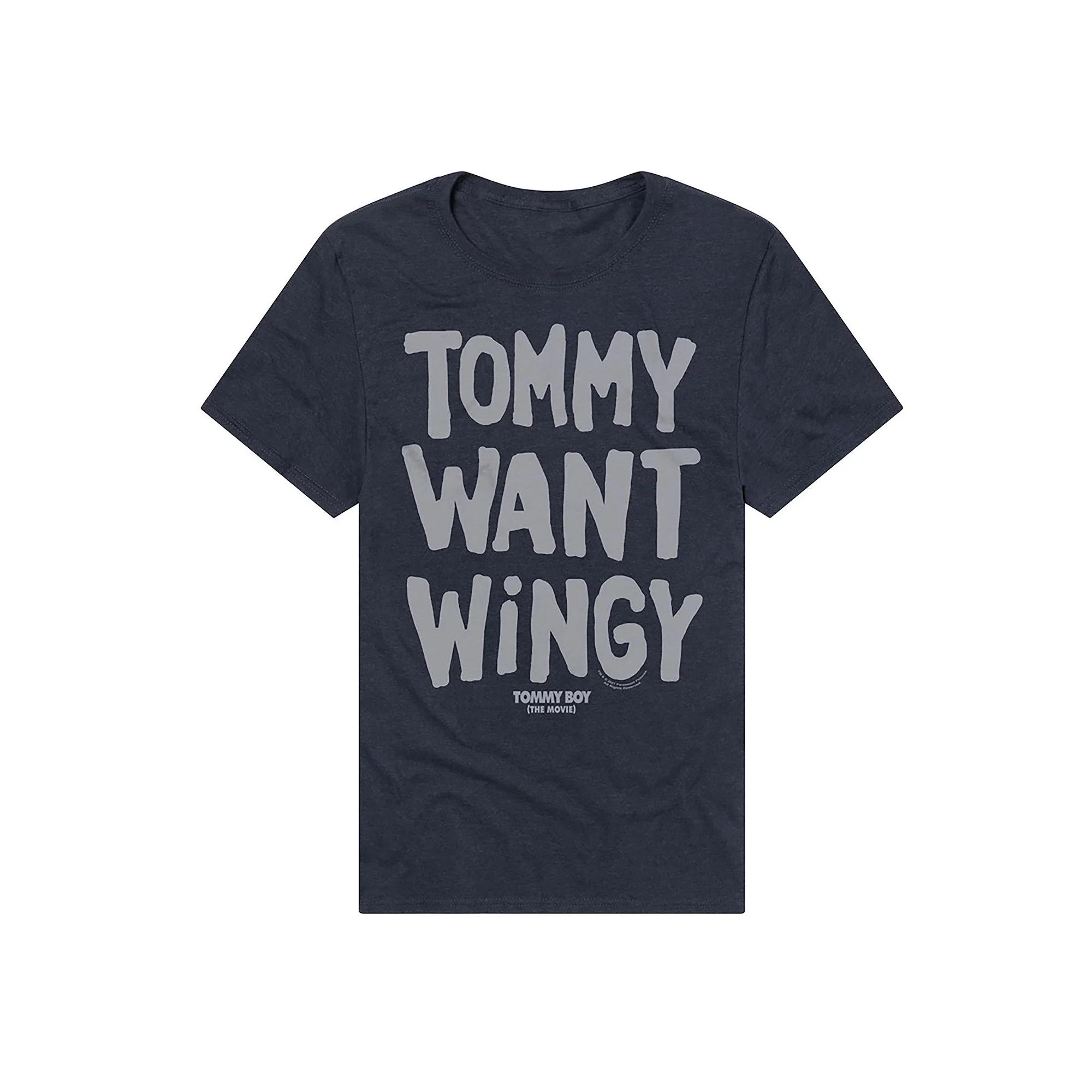 Men's Tommy Boy Tommy Want Wingy Graphic Tee, Size: Large, Blue Product Image