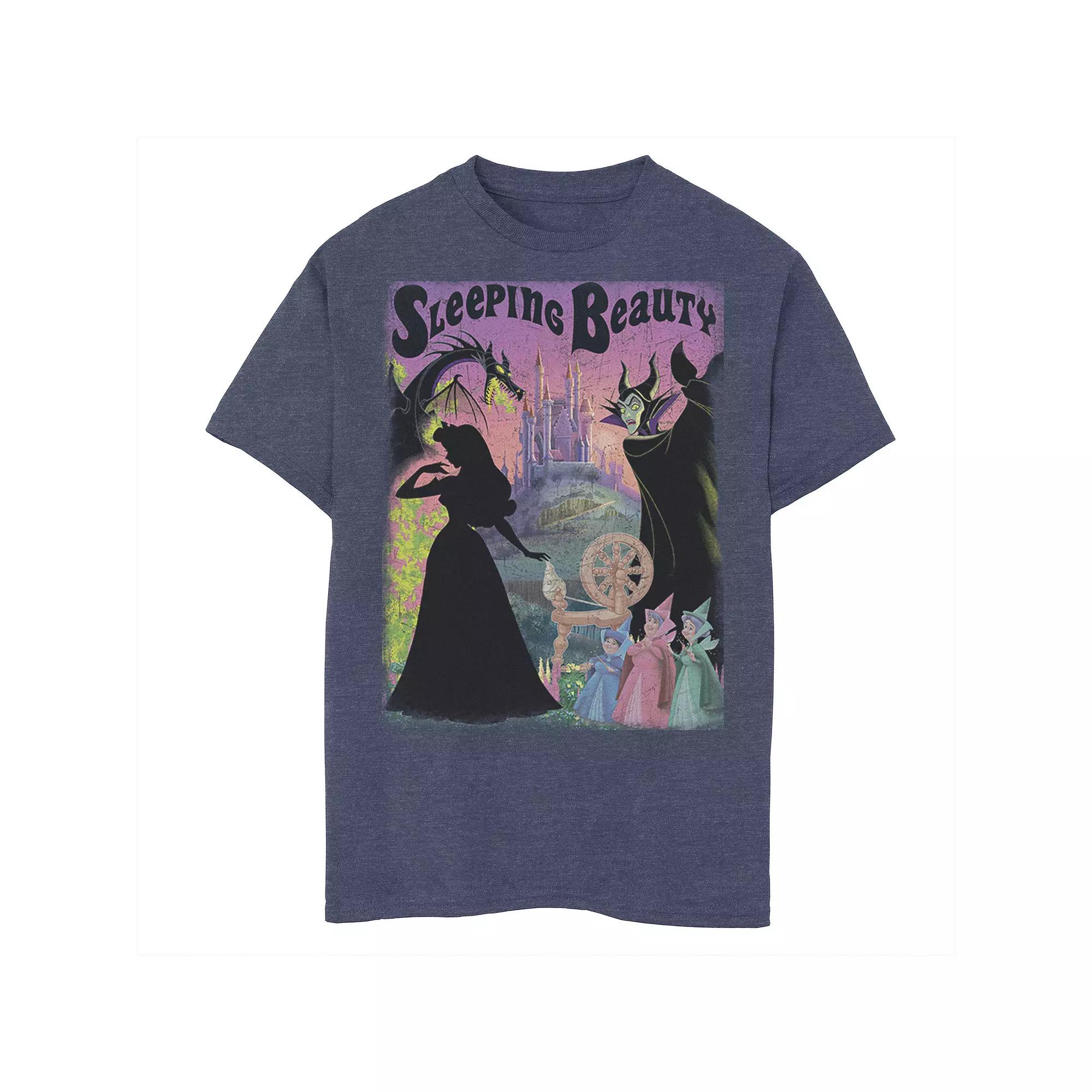 Disney's Sleeping Beauty Aurora Maleficent Men's Poster Tee, Boy's,  Product Image