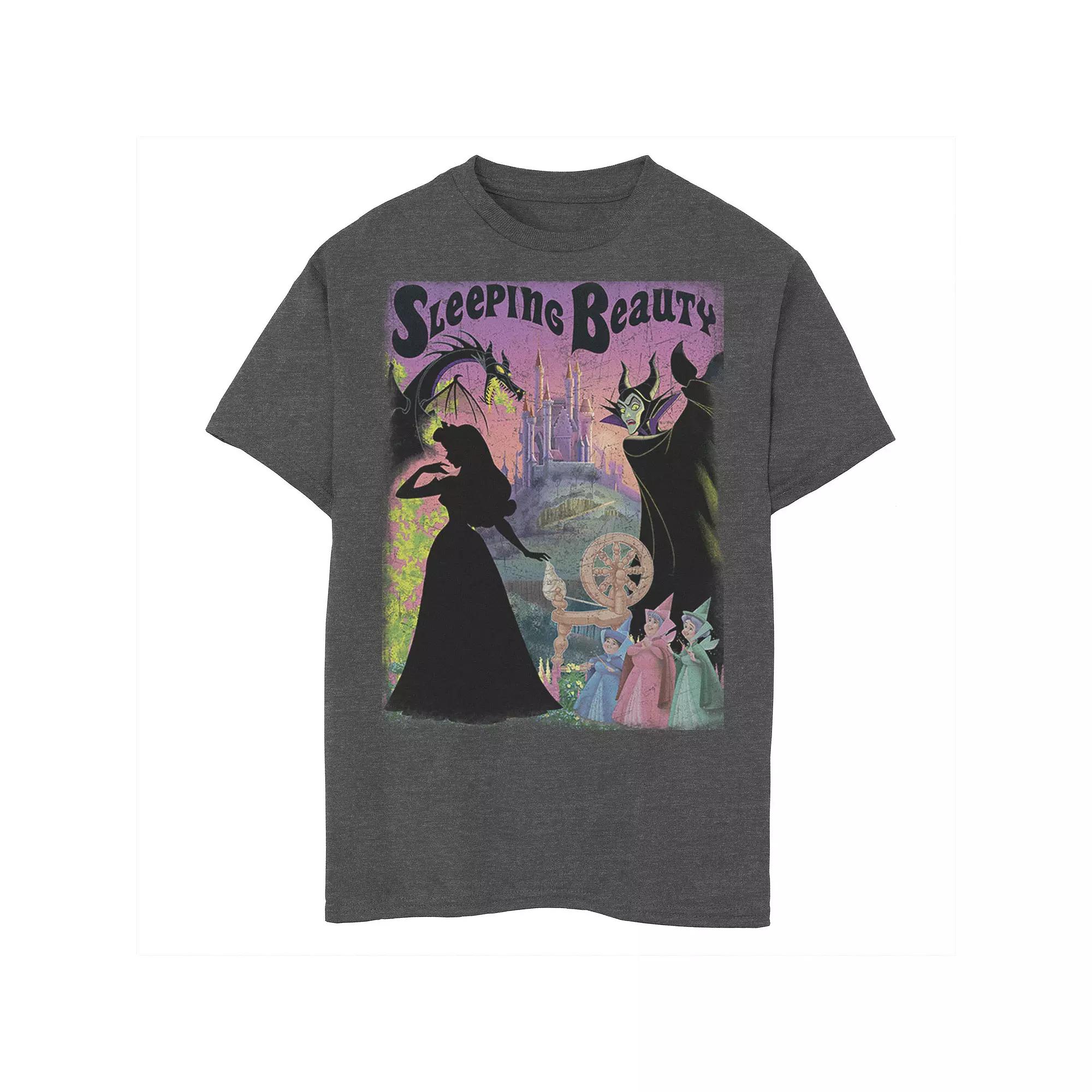 Disney's Sleeping Beauty Aurora Maleficent Men's Poster Tee, Boy's,  Product Image