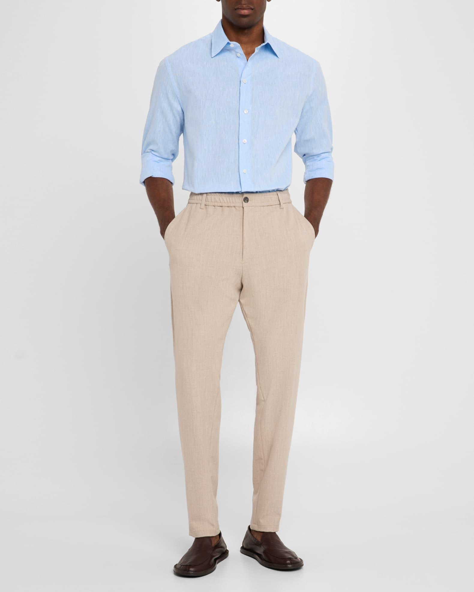 Men's Linen and Cotton Sport Shirt Product Image