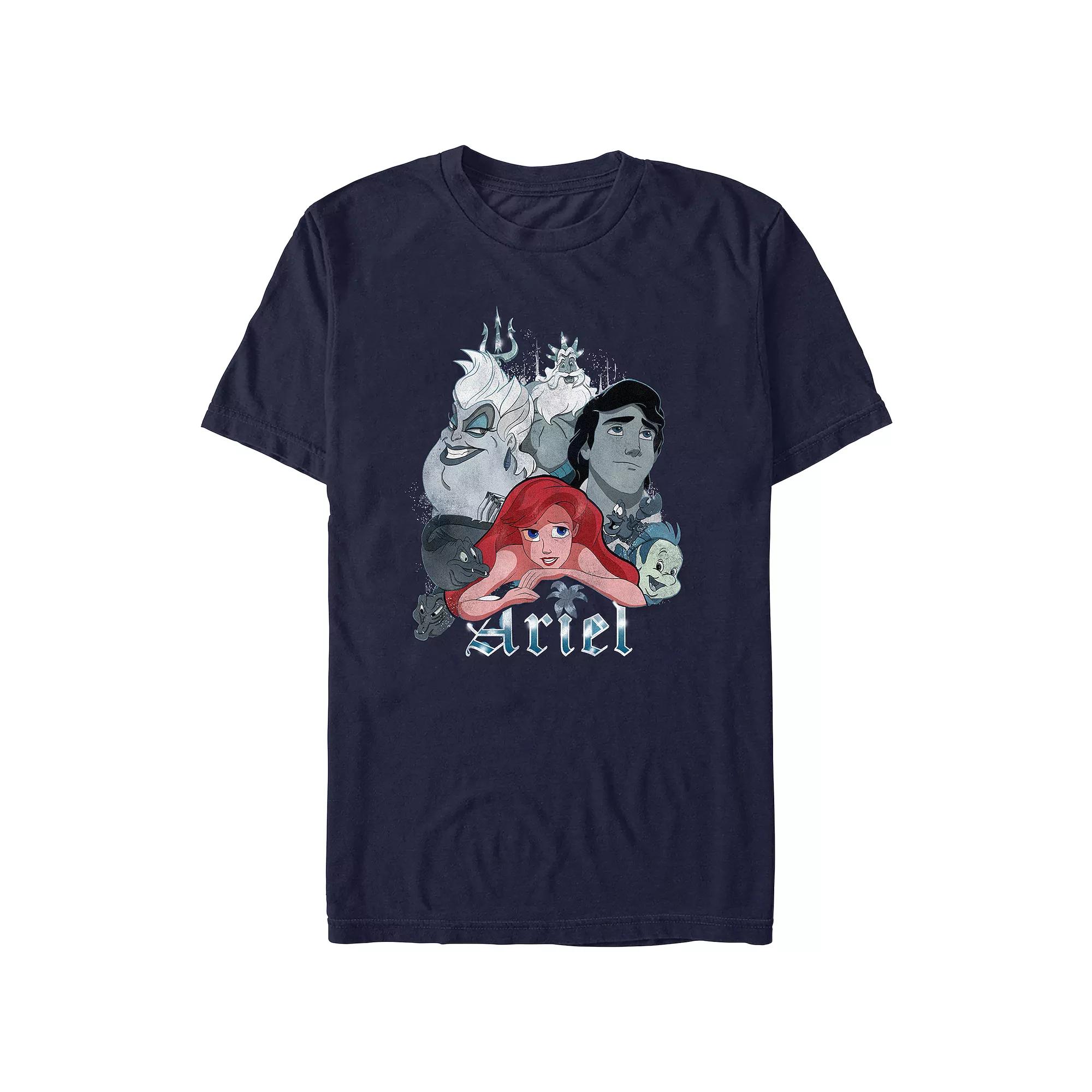 Disney's The Little Mermaid Atlantica Team Juniors' Boyfriend Graphic Tee, Women's,  Product Image