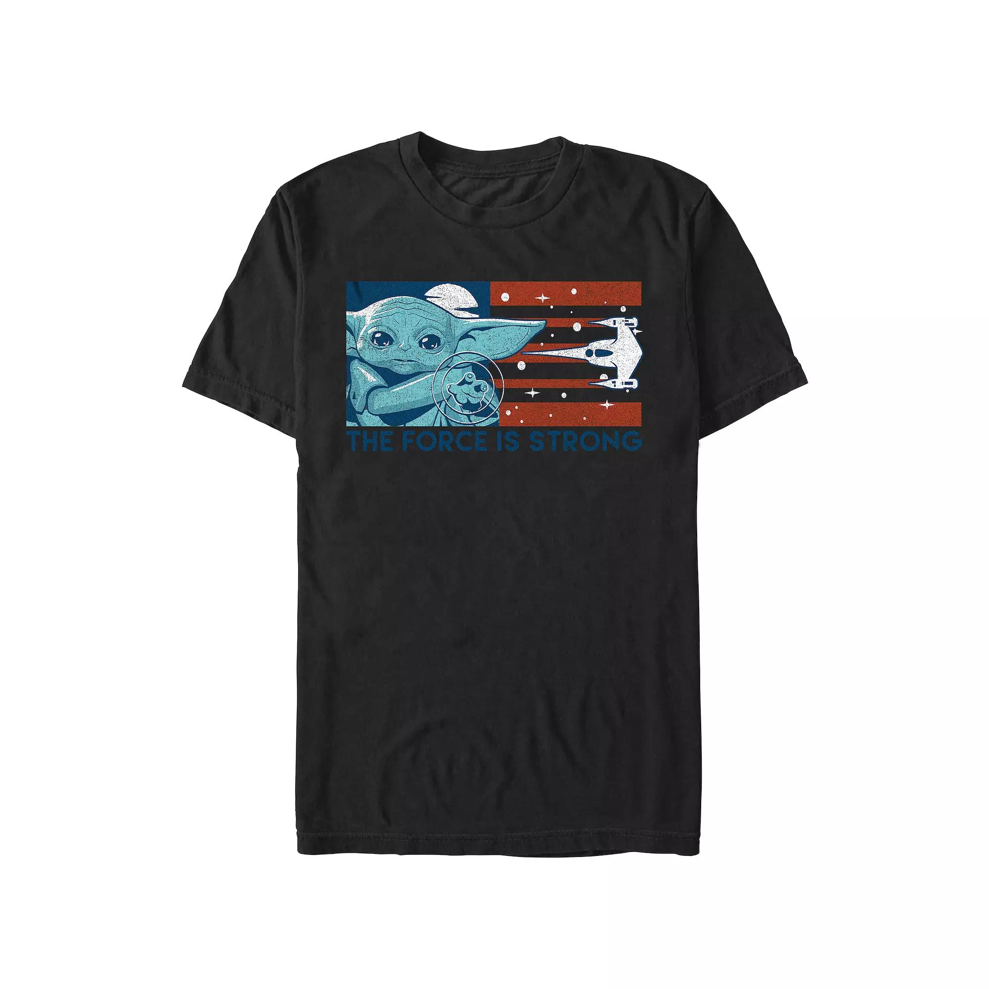 Men's The Mandalorian The Force Is Strong Americana Graphic Tee,  Product Image