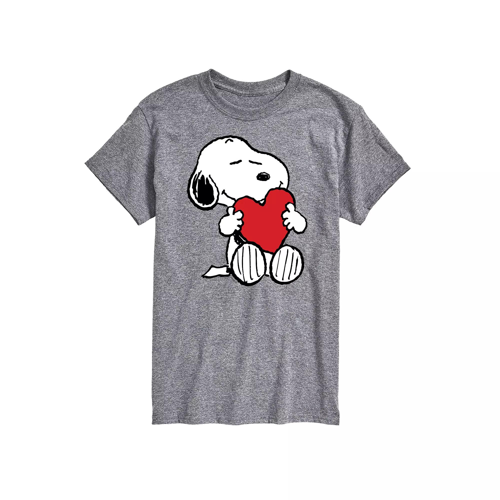 Men's Peanuts Valentine's Hugging Tee,  Product Image