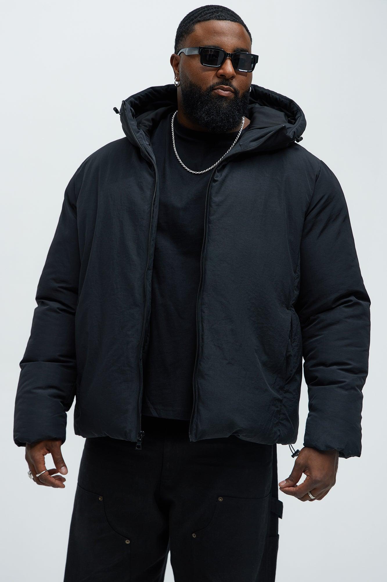 Jason Hooded Puffer Jacket - Black Product Image