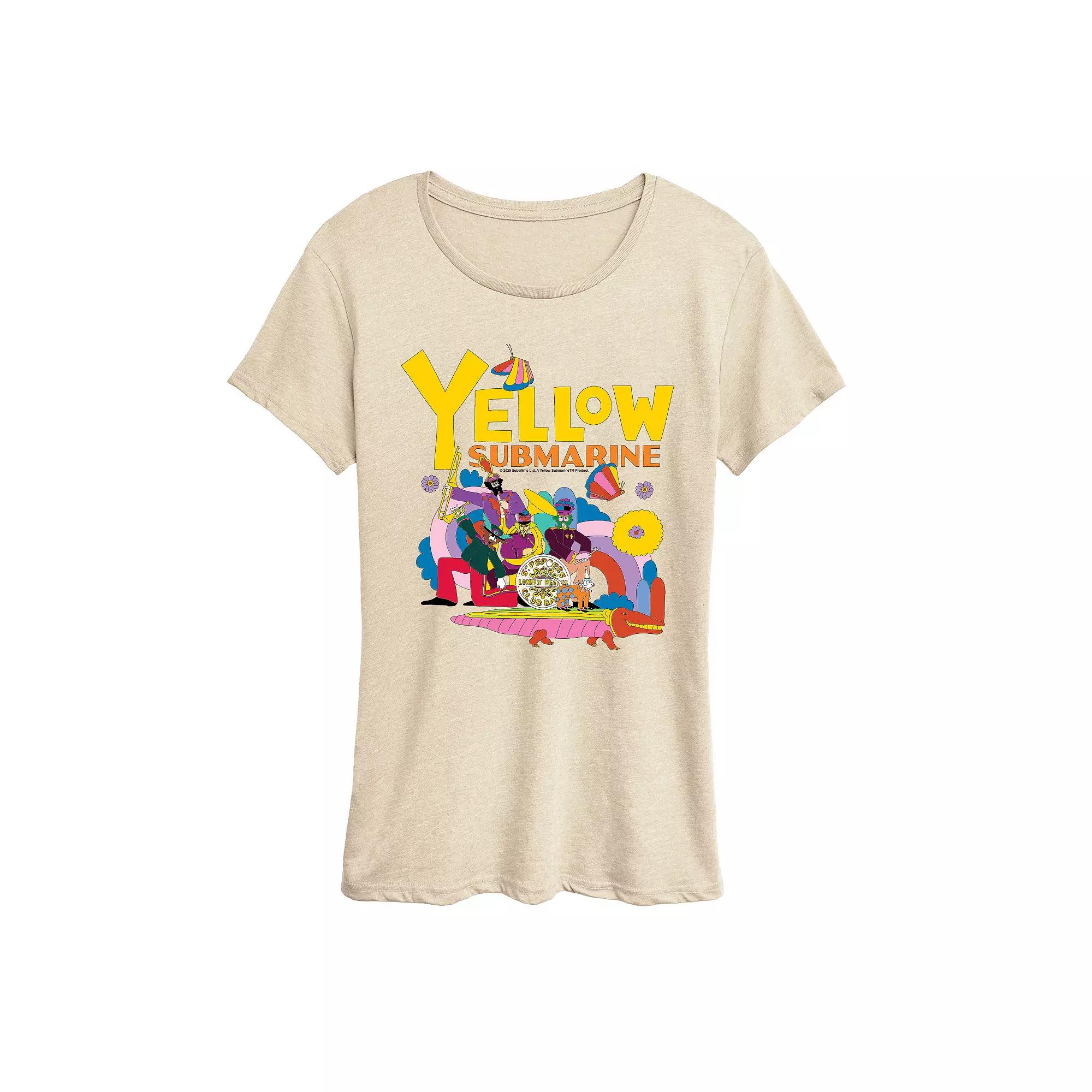 Women's The Beatles Yellow Submarine Graphic Tee,  Product Image