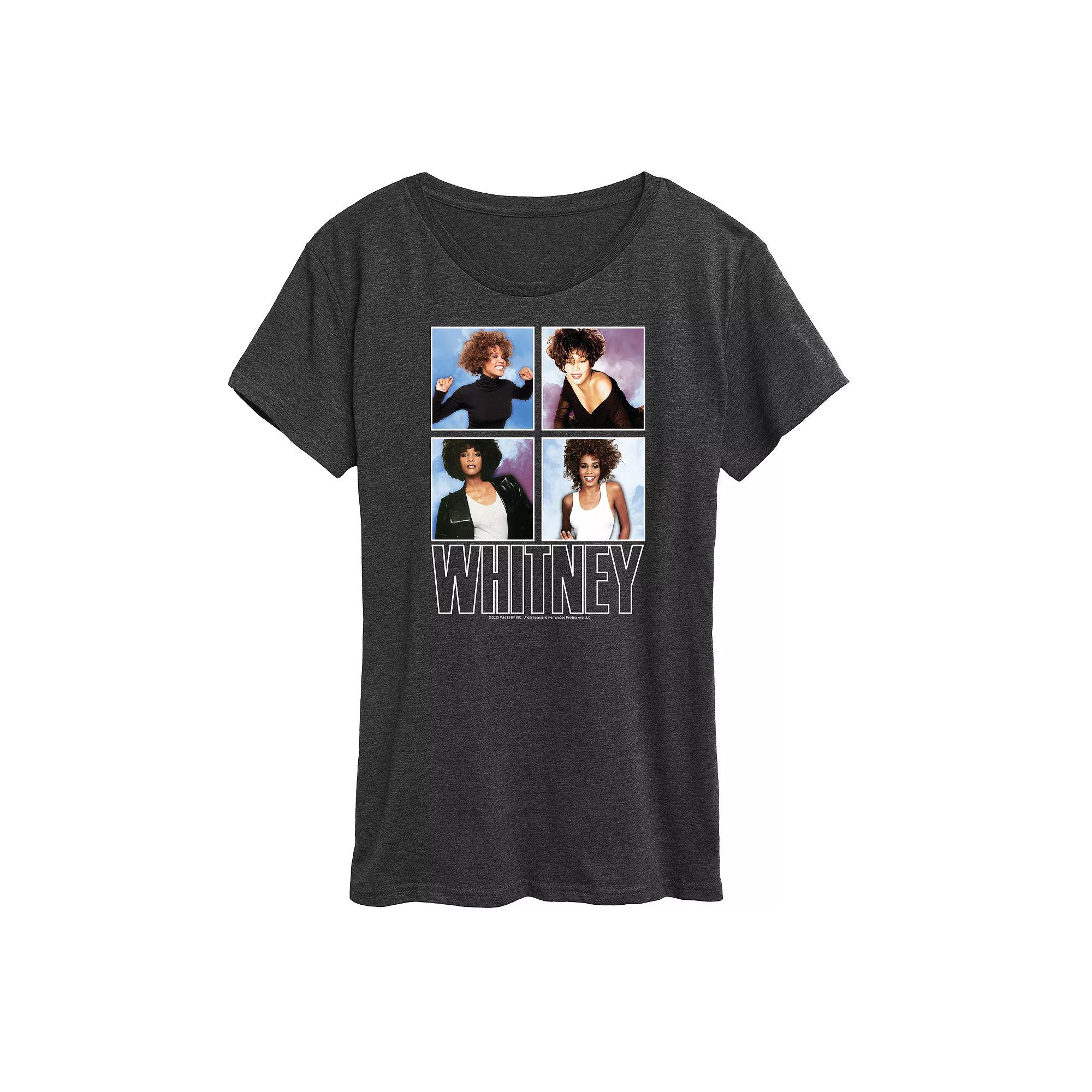 Women's Whitney Houston Grid Graphic Tee,  Product Image