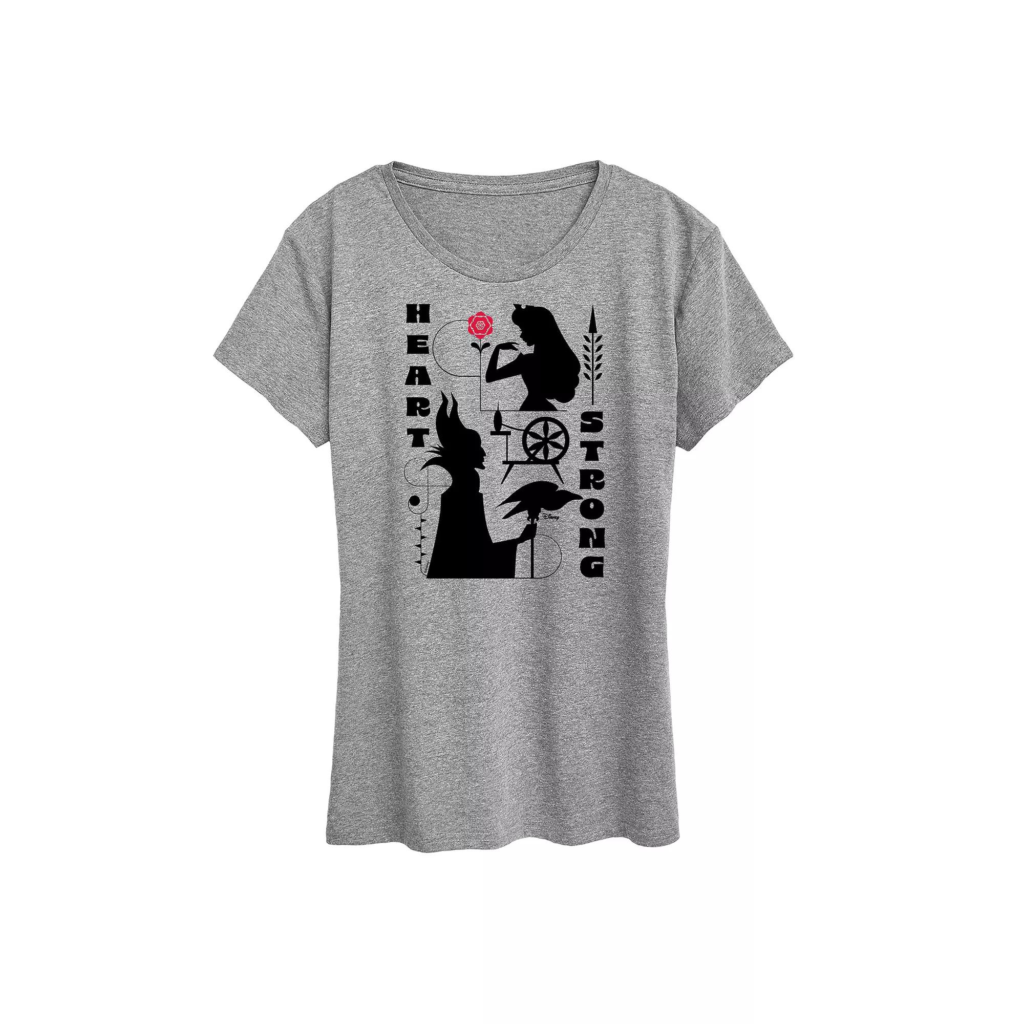 Disney's Sleeping Beauty Women's Heart Strong Graphic Tee,  Product Image