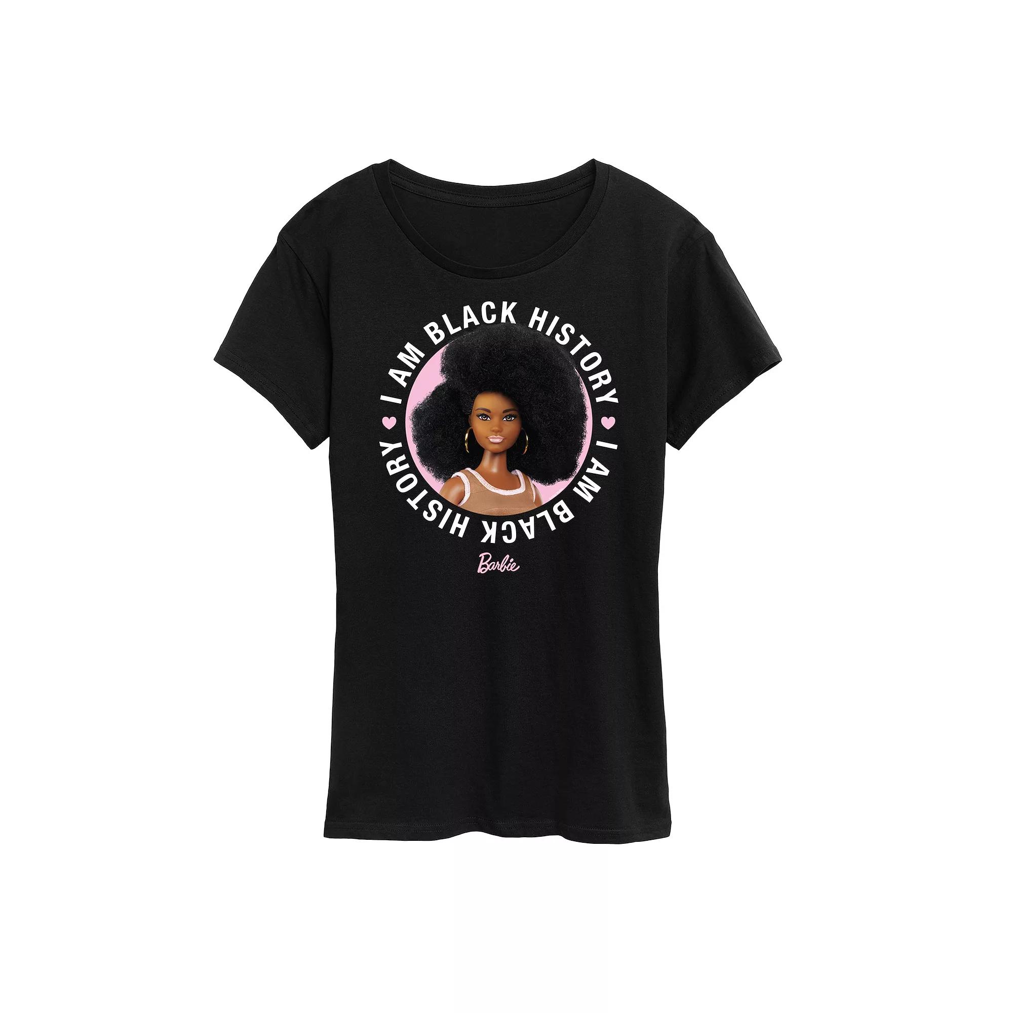 Women's Barbie I Am Black History Graphic Tee,  Product Image