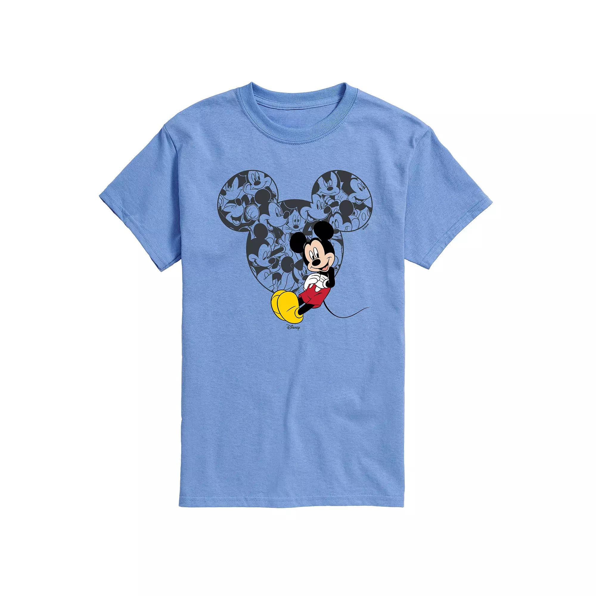 Men's Disney's Mickey Mouse Ear Collage Graphic Tee,  Product Image