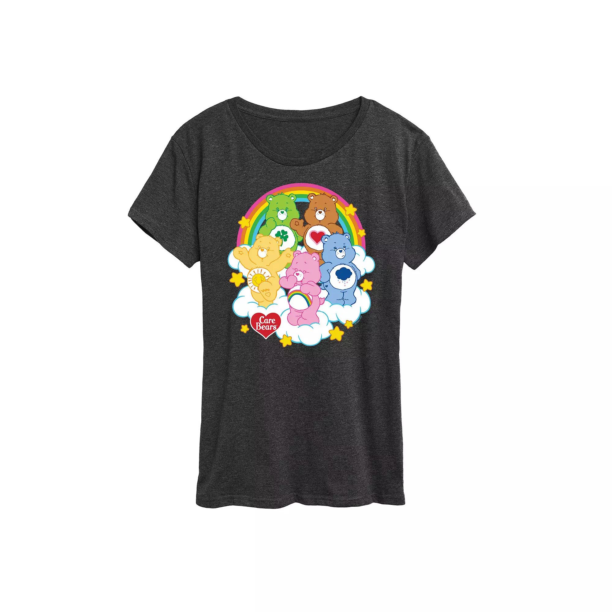 Women's Care Bears Group On Clouds Graphic Tee, Girl's,  Product Image
