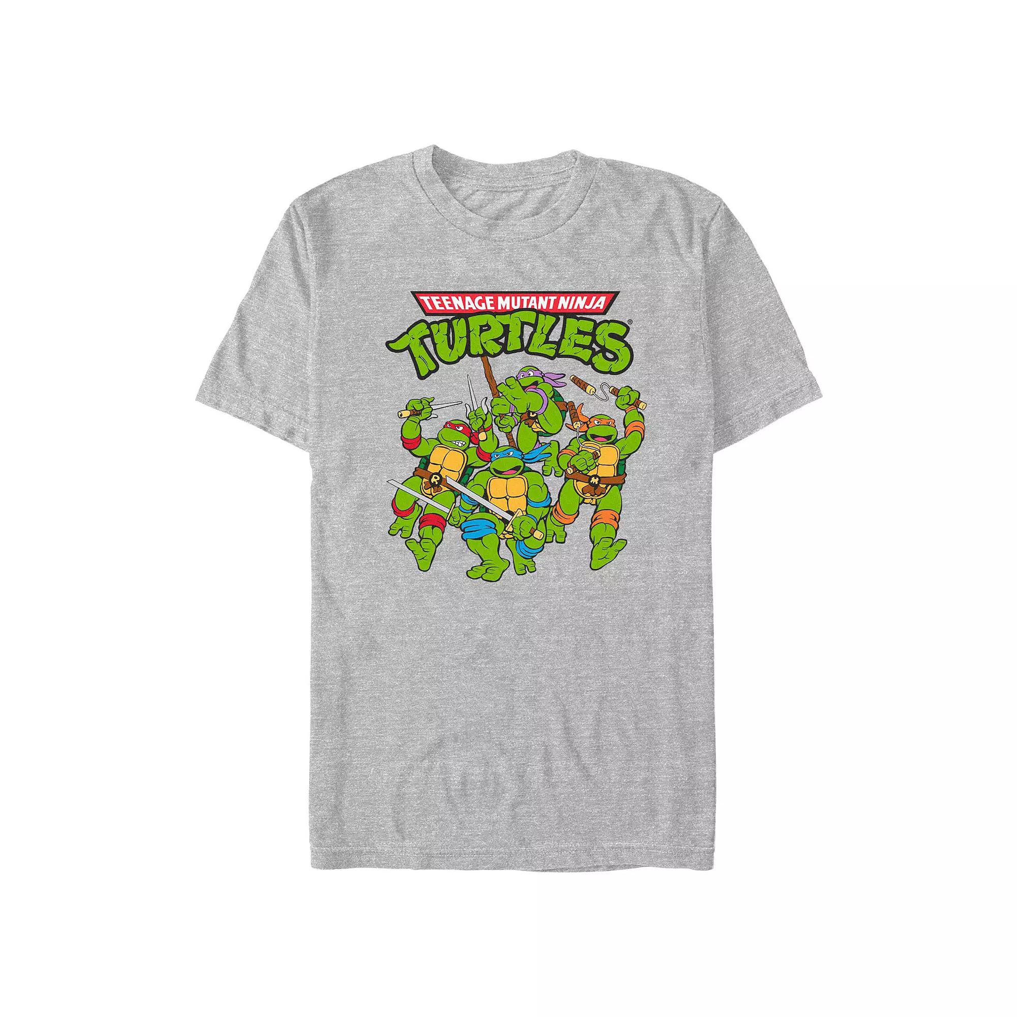 Men's Teenage Mutant Ninja Turtles Power Poster Graphic Tee,  Product Image