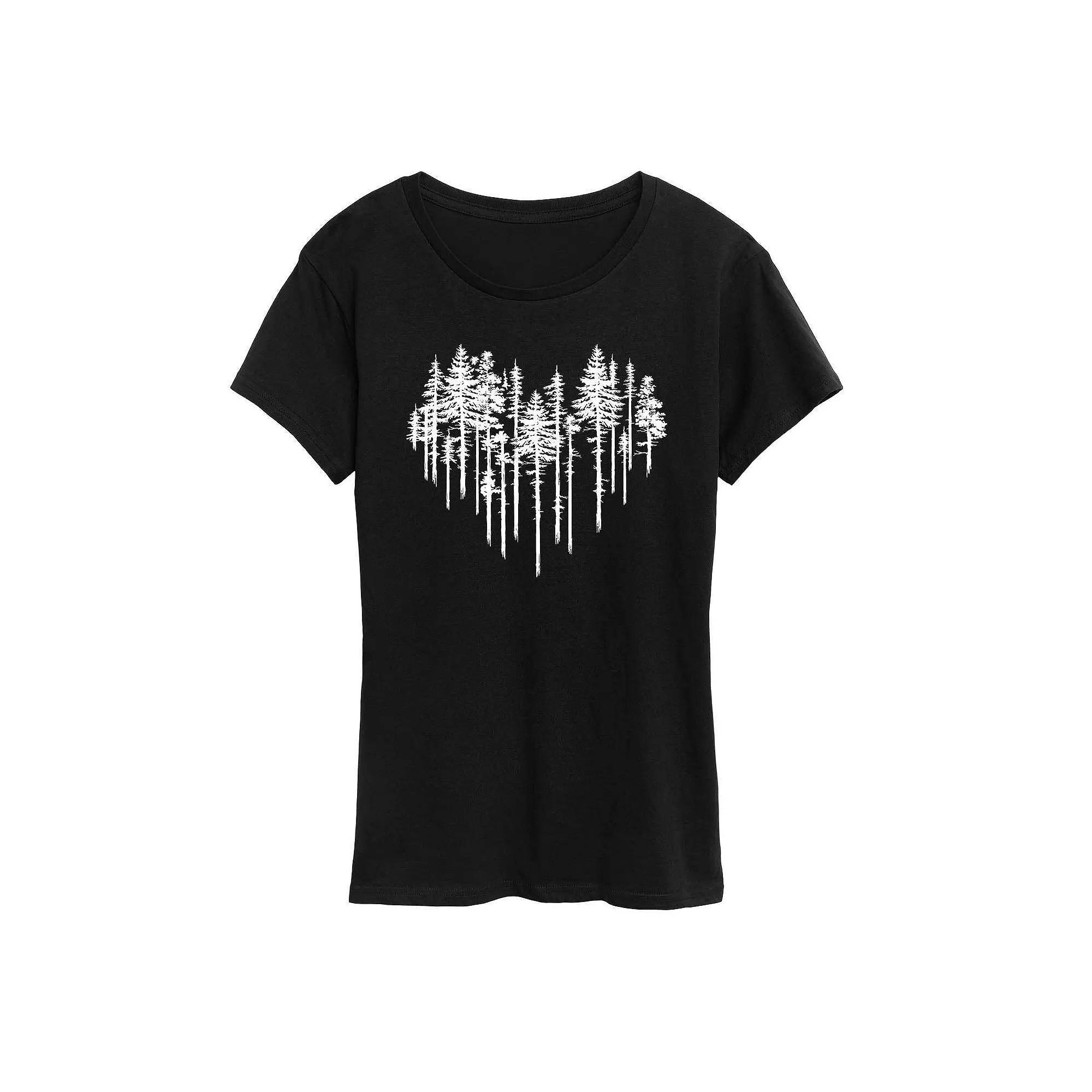 Women's Heart Trees Graphic Tee,  Product Image