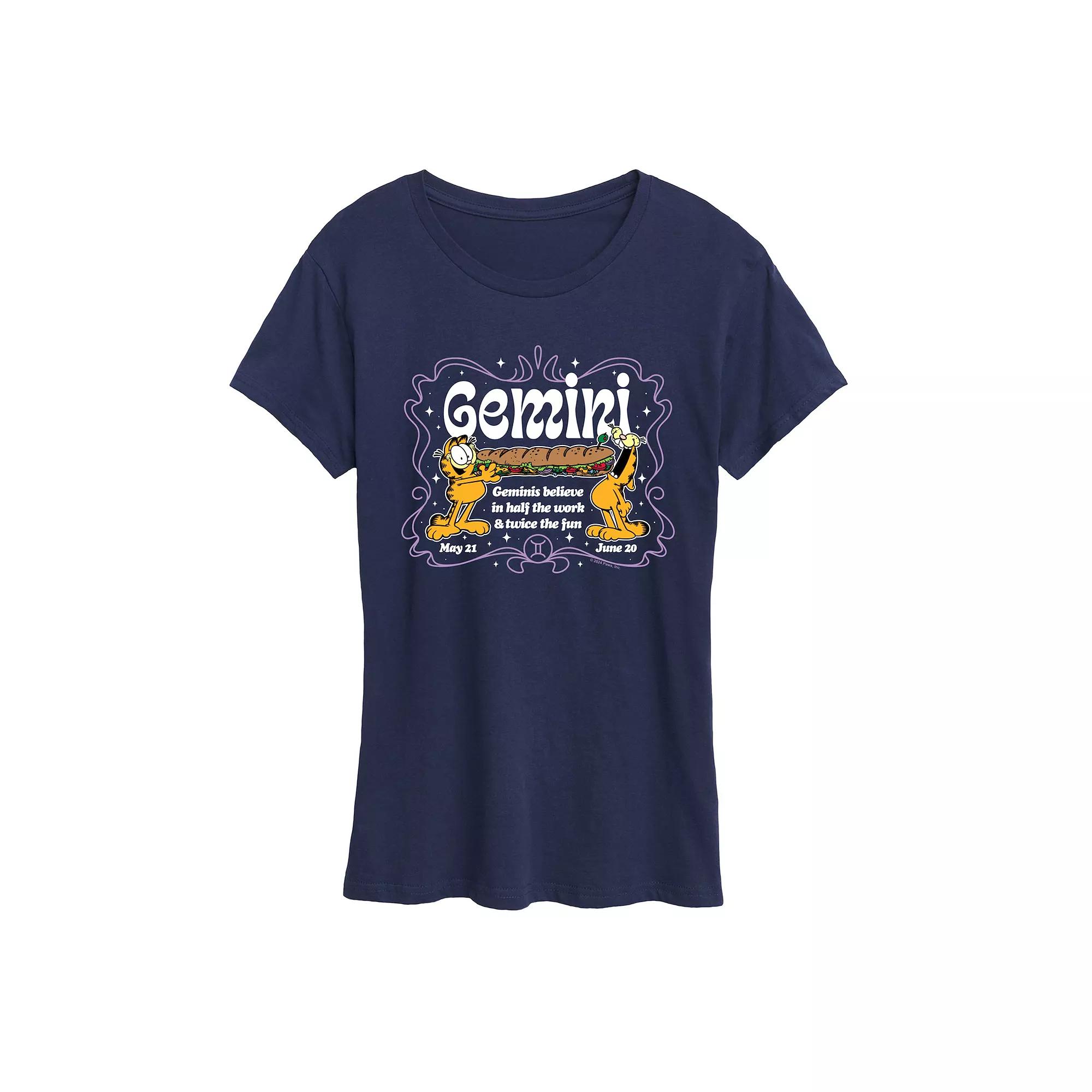 Women's Garfield Gemini Graphic Tee,  Product Image