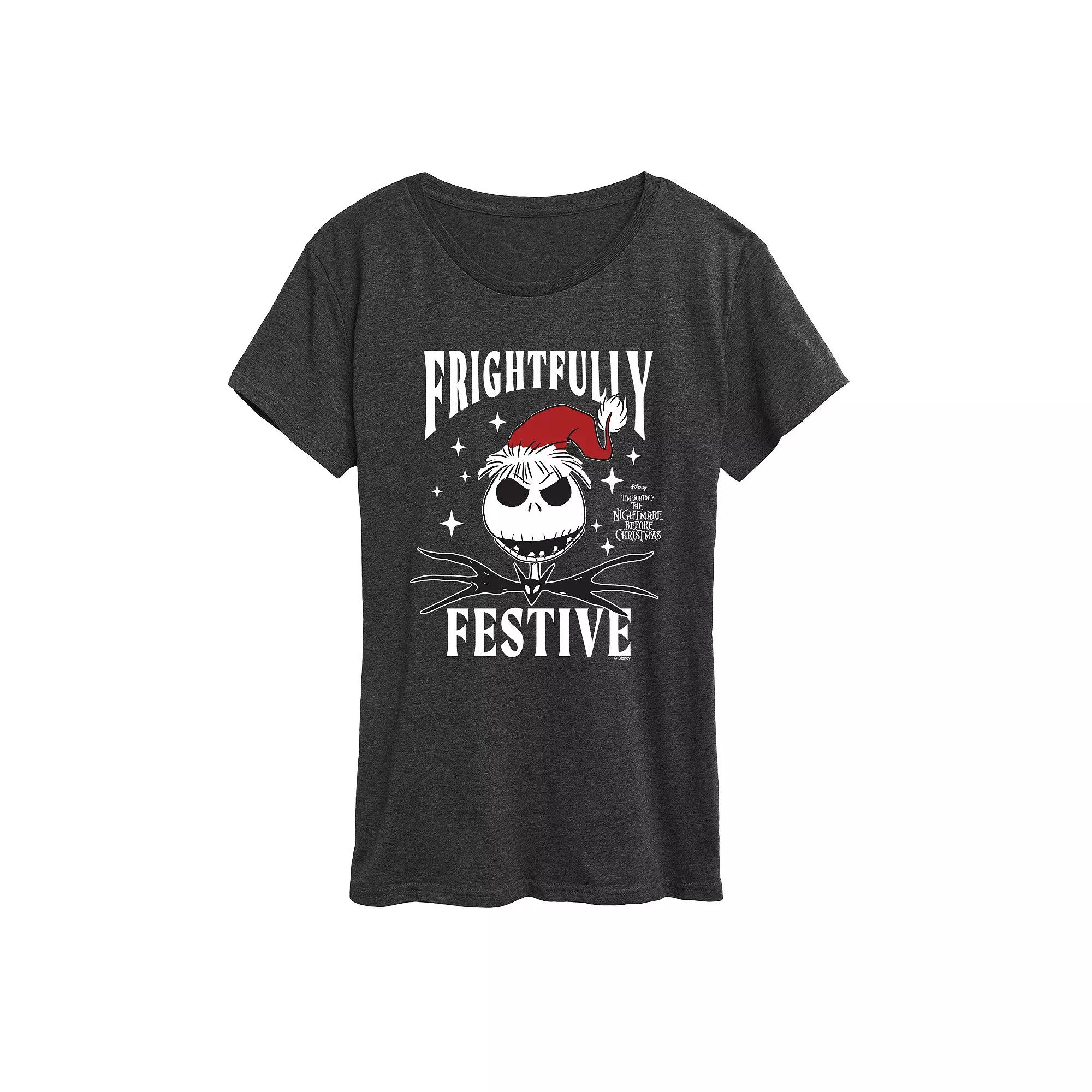 Disney's Mickey Mouse Women's Get Merry Graphic Tee, Girl's,  Product Image