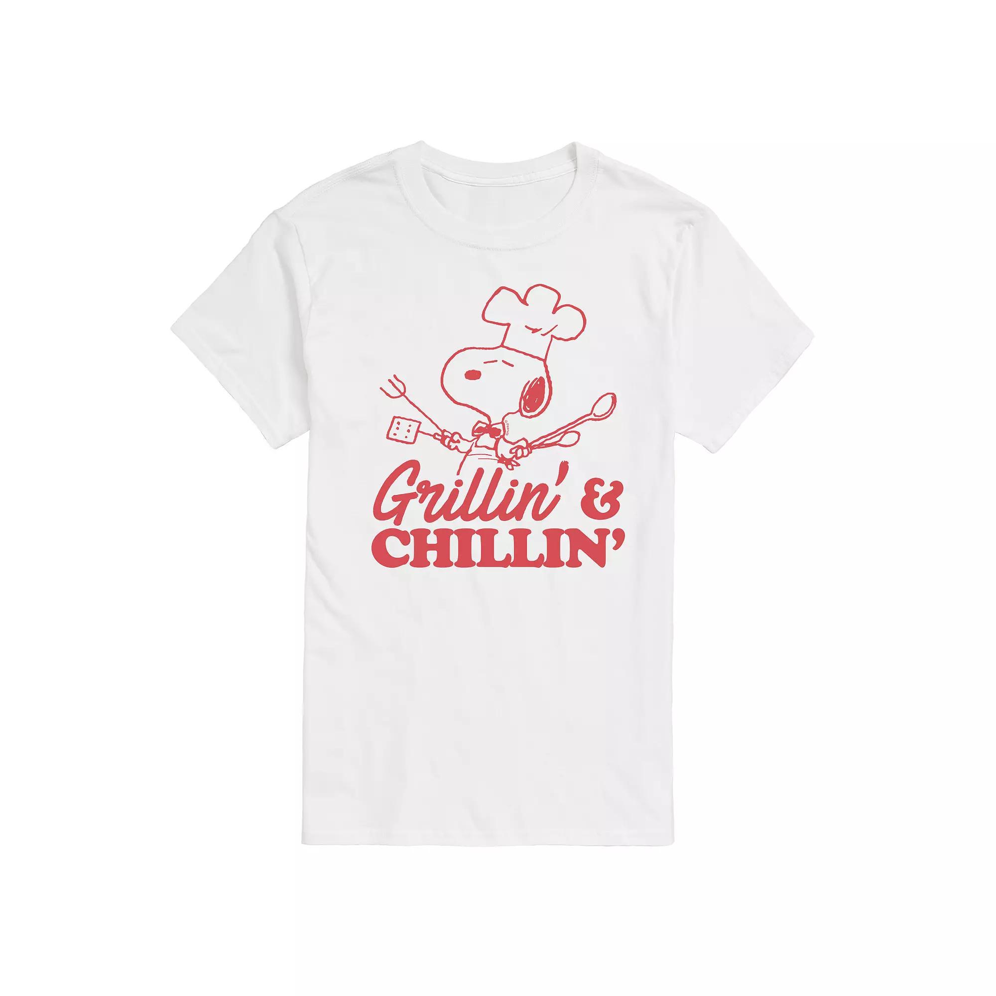 Men's Peanuts Grillin' & Chillin' Snoopy Graphic Tee,  Product Image