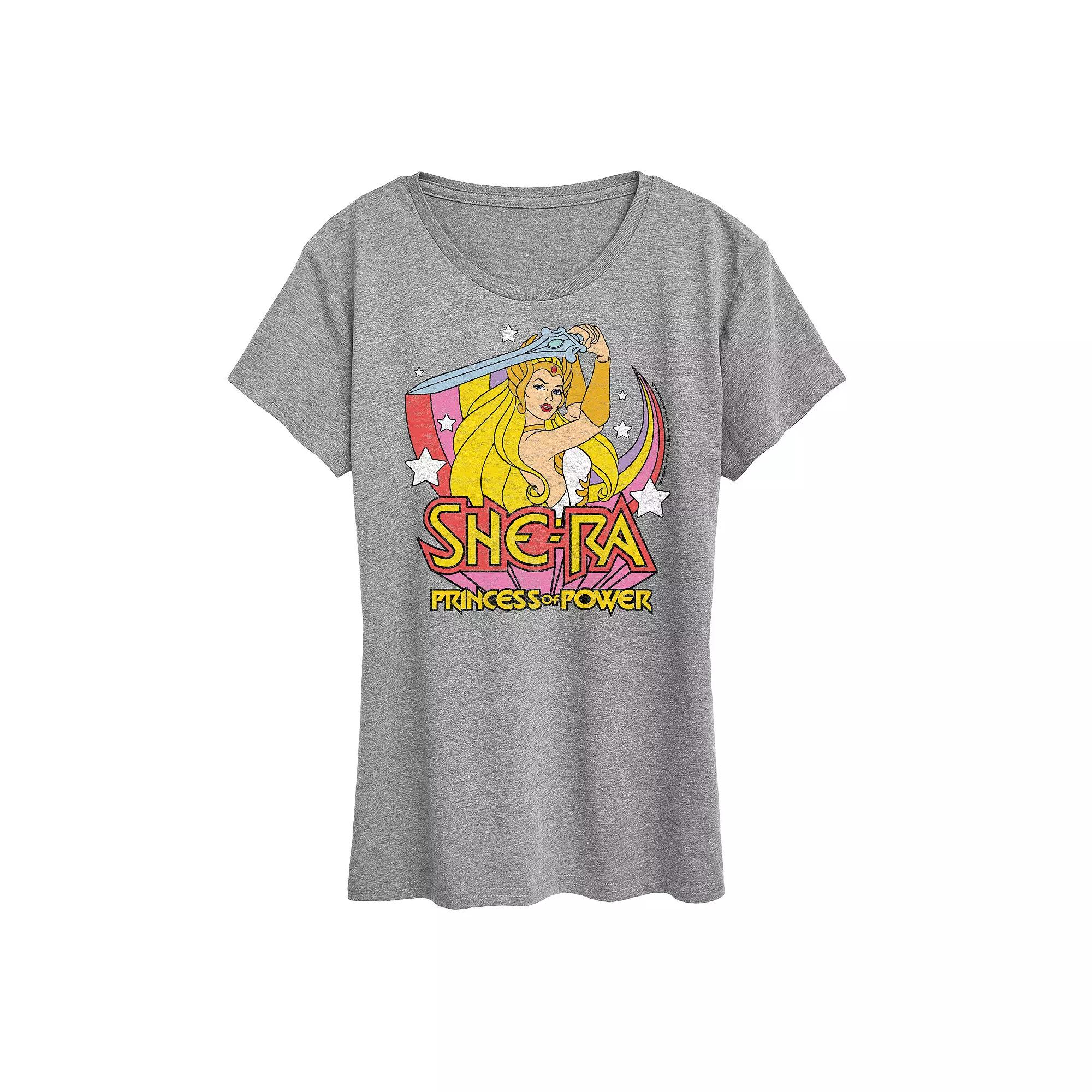 Women's She-Ra Sword Rainbow Graphic Tee, Girl's,  Product Image