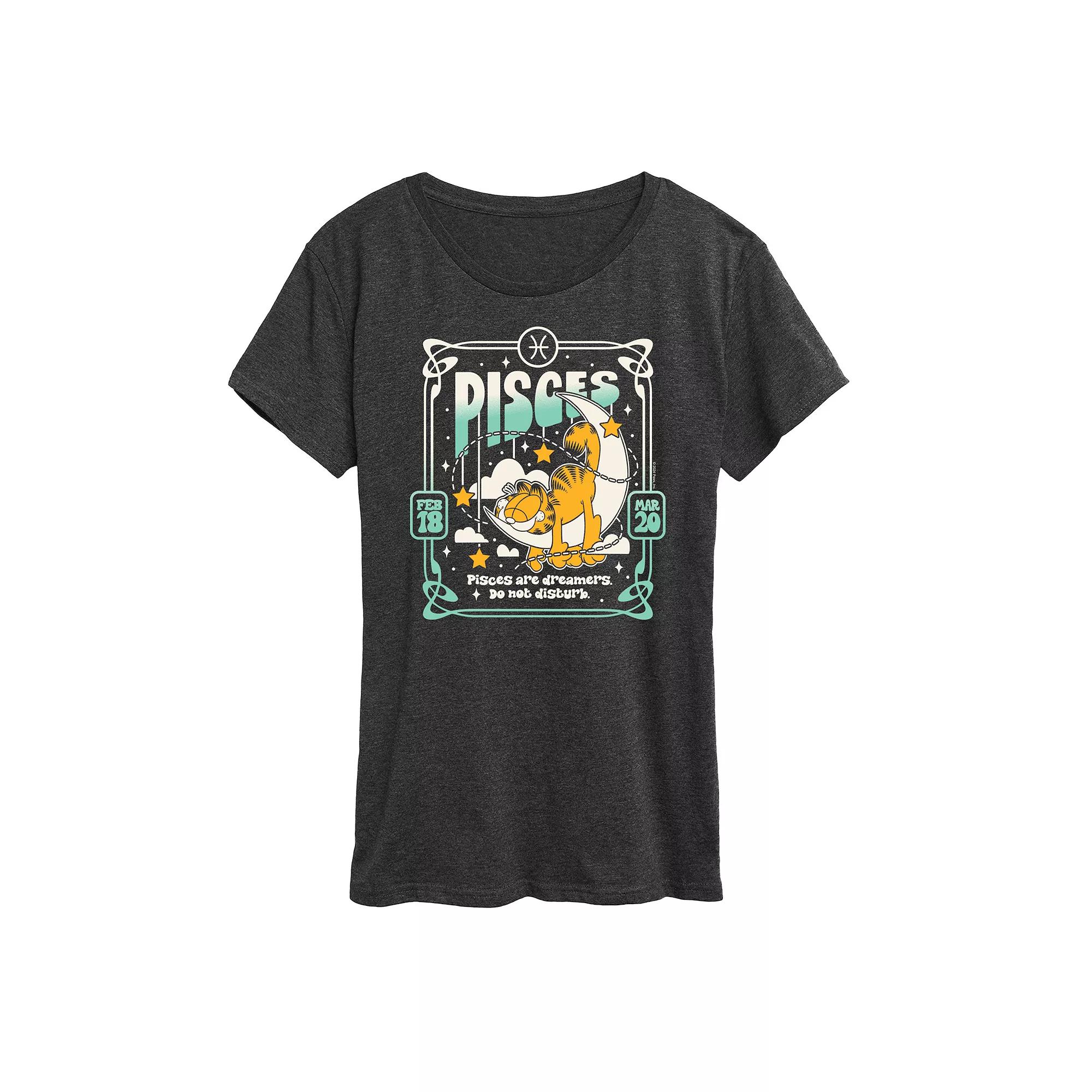 Women's Garfield Pisces Graphic Tee,  Product Image