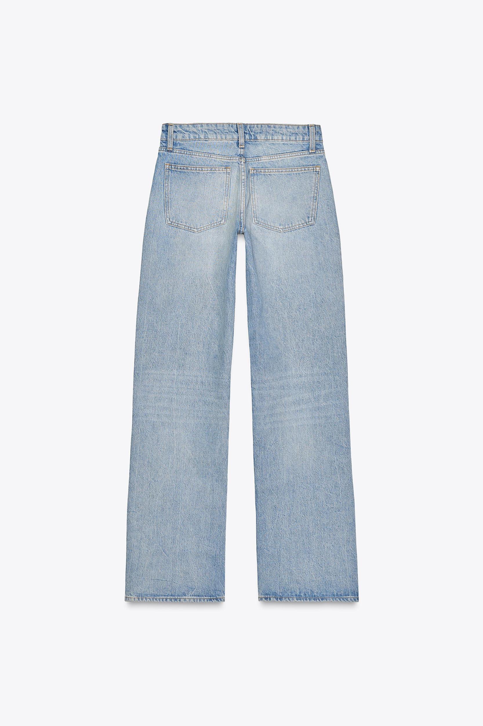 TRF LOW-RISE WIDE LEG JEANS Product Image