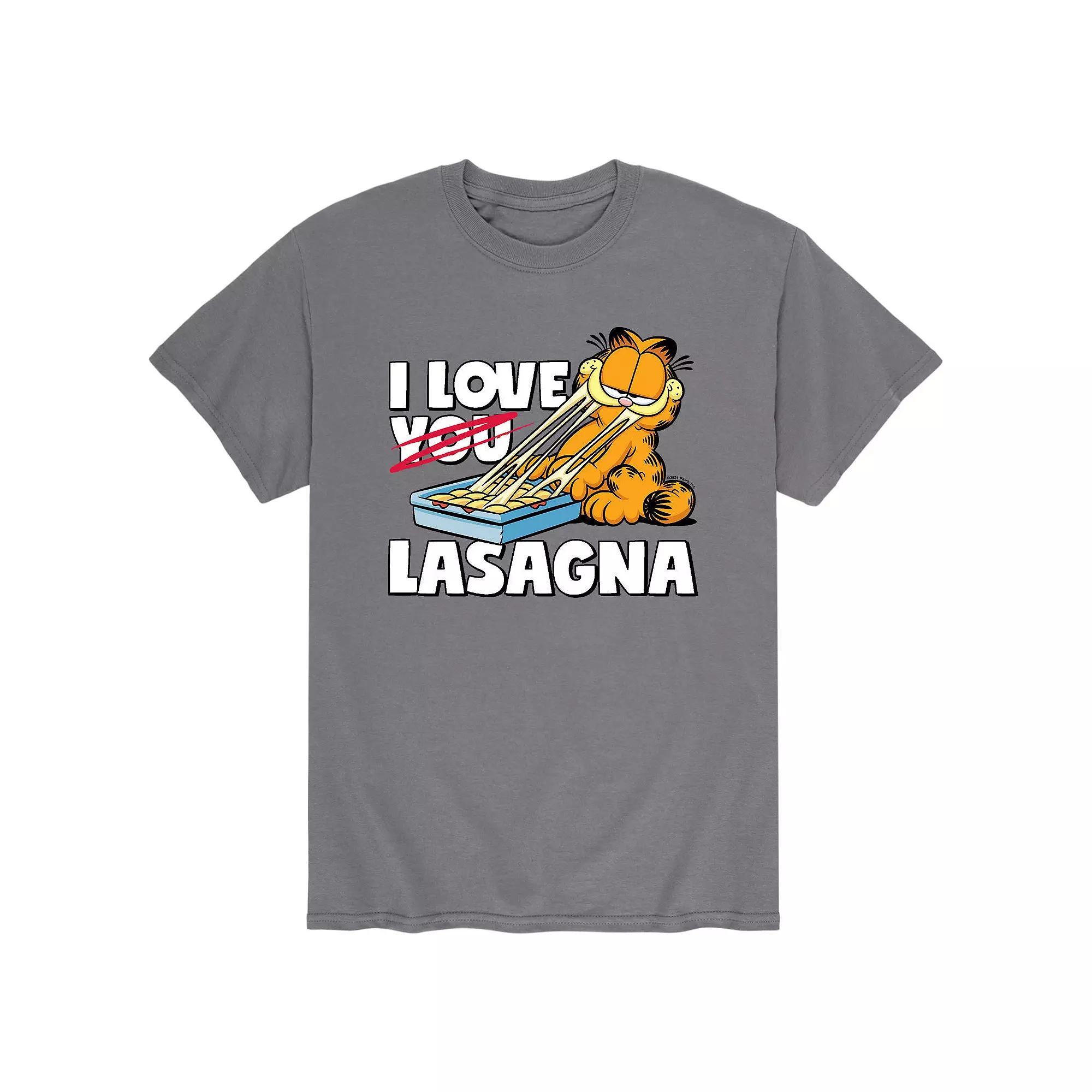 Men's Garfield I Love Lasagna Tee,  Product Image