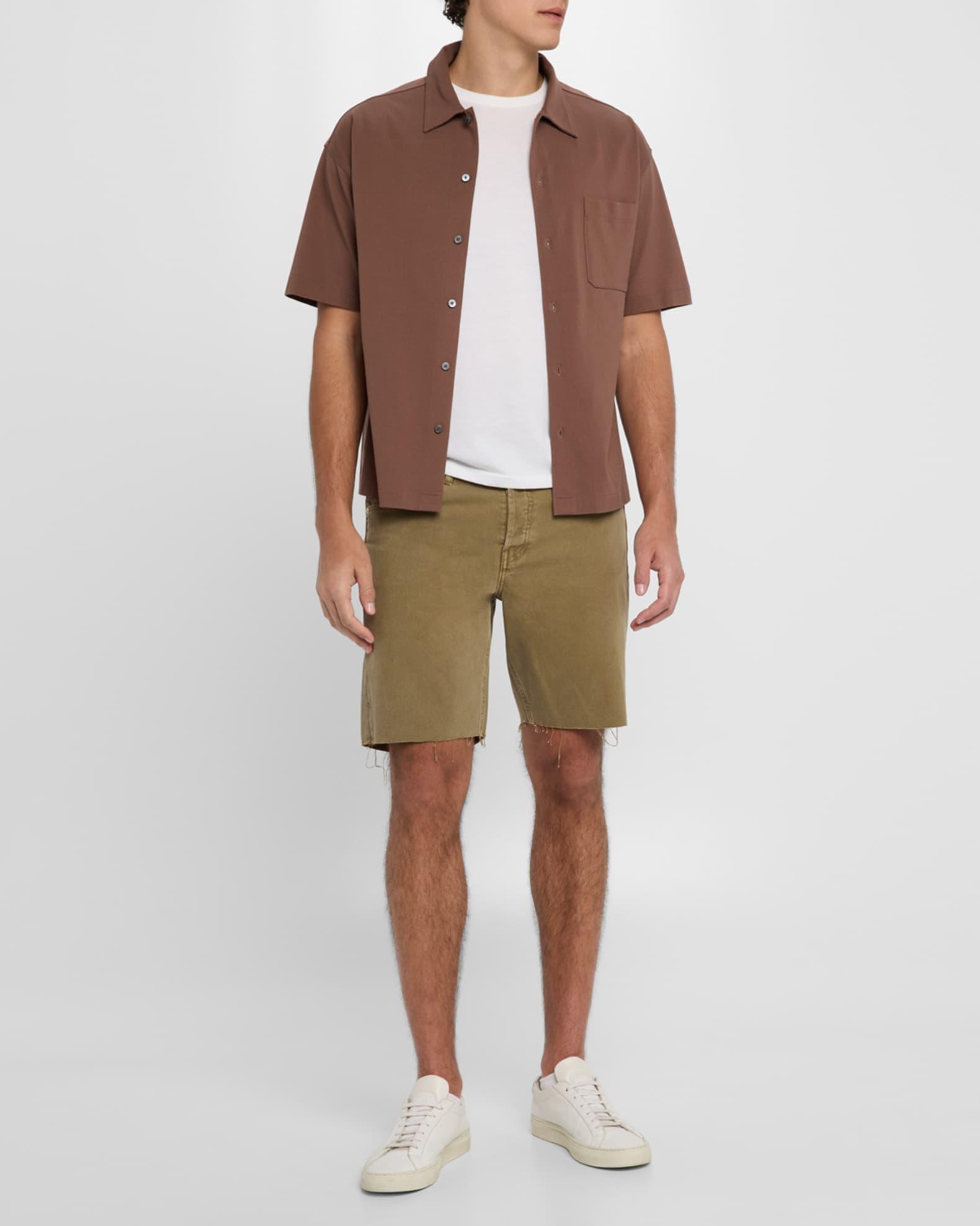 Men's Pique Button-Down Shirt Product Image