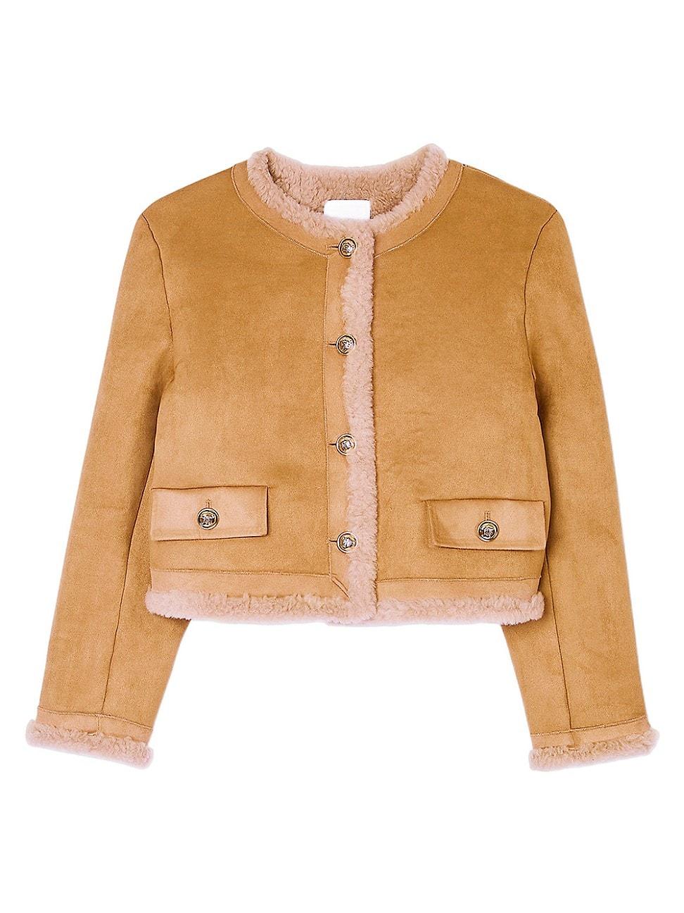 Womens Faux Fur Jacket Product Image