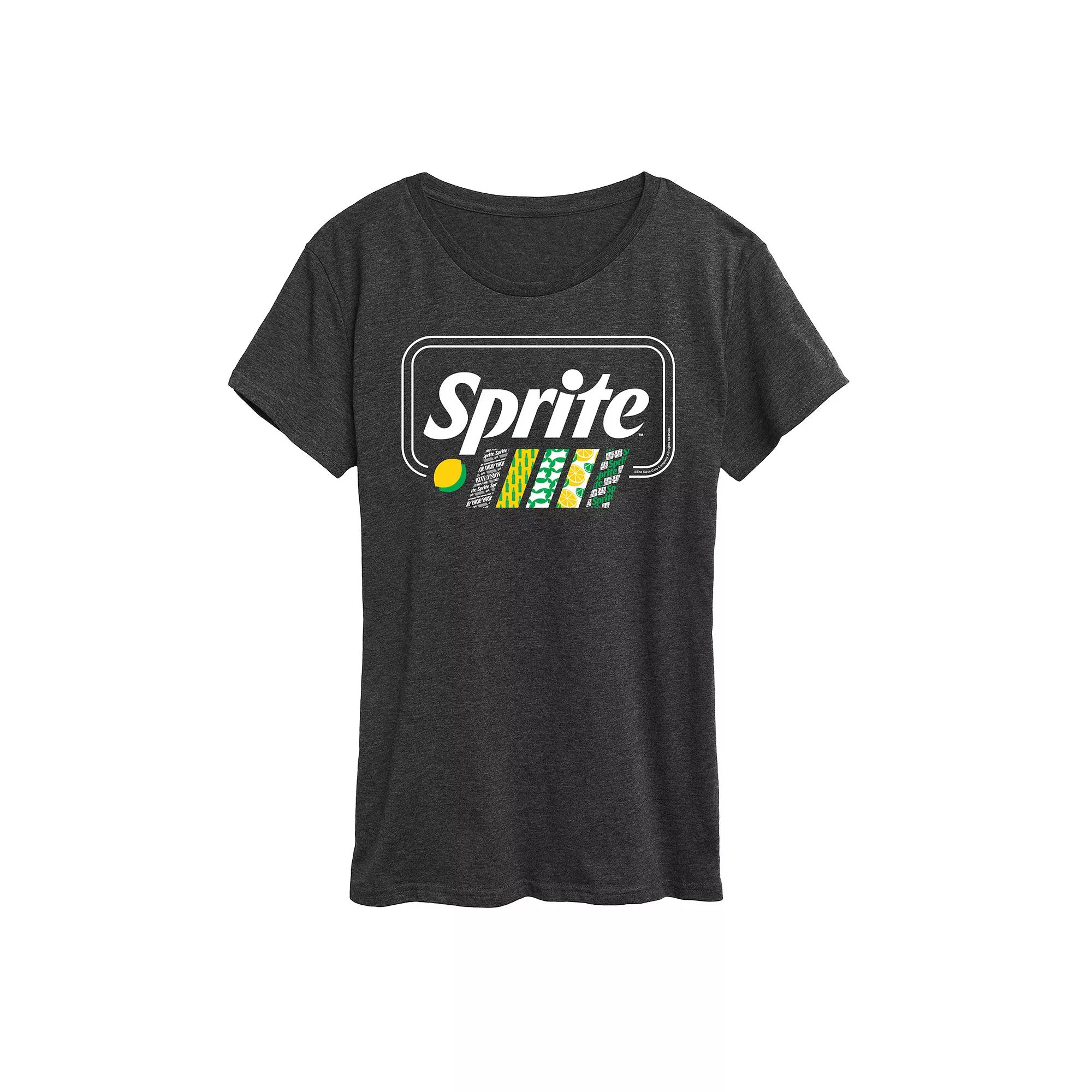 Women's Sprite Pattern Stripes Graphic Tee,  Product Image