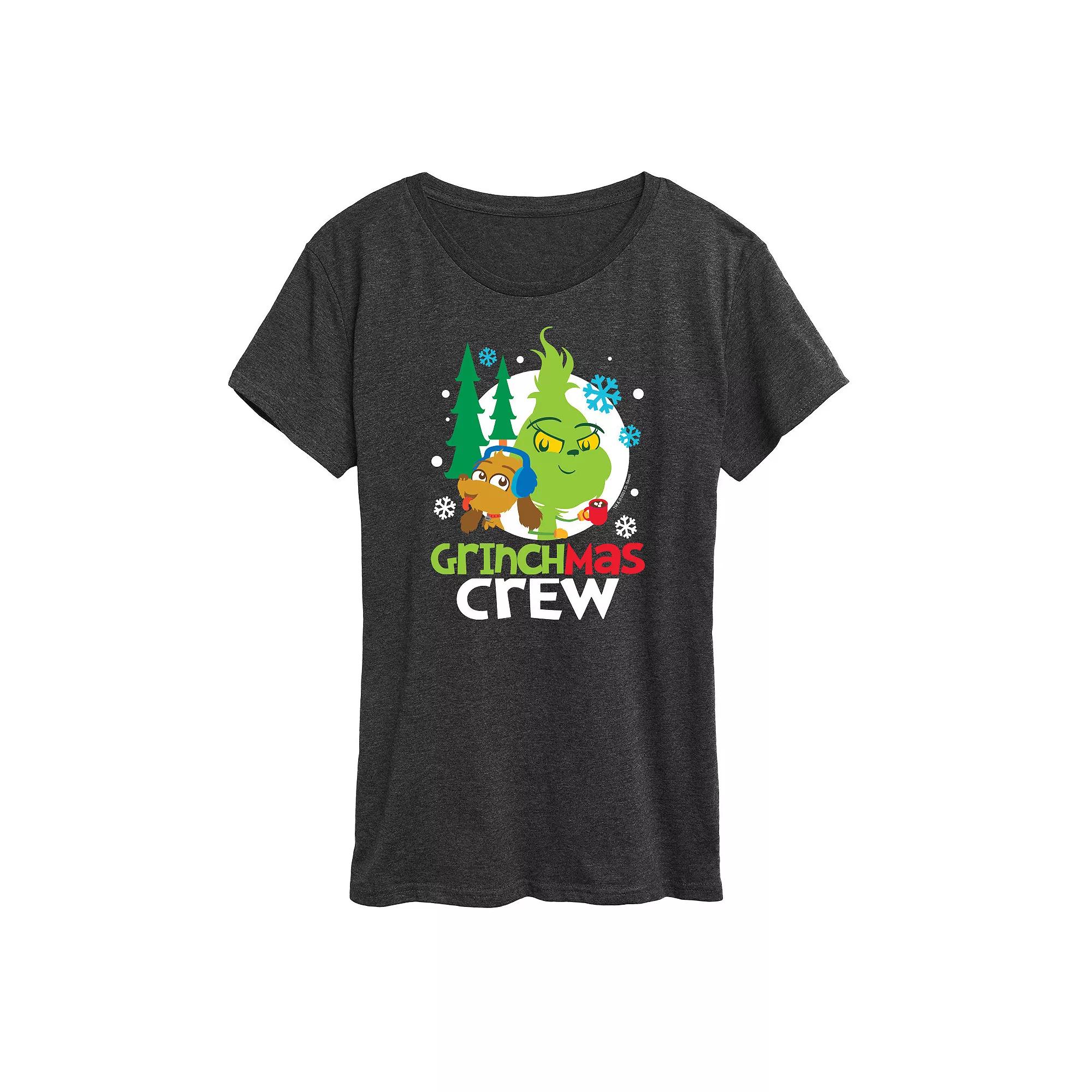 Women's Dr. Seuss Little Grinch Grinchmas Crew Graphic Tee, Girl's,  Product Image